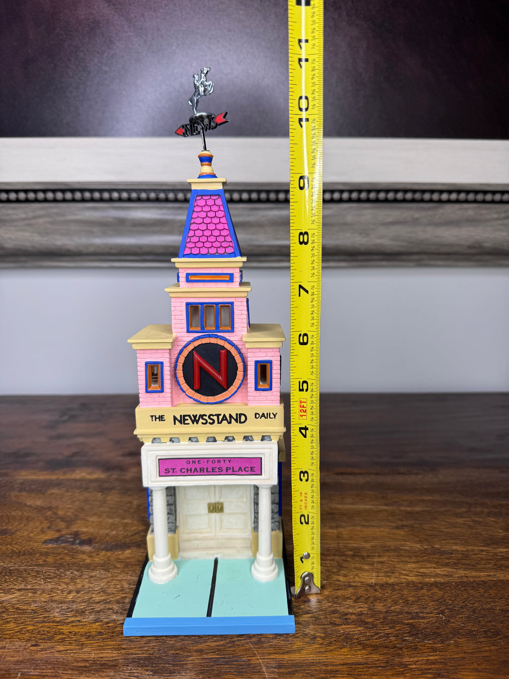 Dept 56 Newstand Daily Monopoly Village Light Up Building *READ FULL DESCRIPTION*