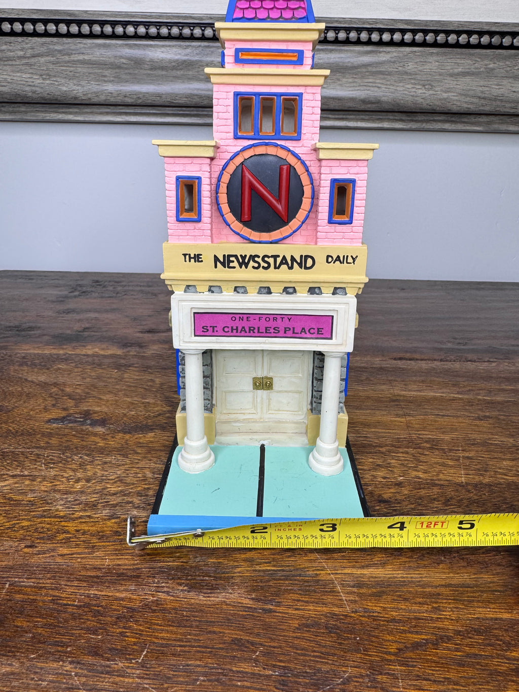 Dept 56 Newstand Daily Monopoly Village Light Up Building *READ FULL DESCRIPTION*