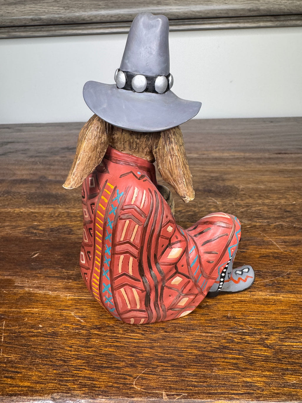 Signed Robert Shields Rabbit Trader Trickster Figurine 6"