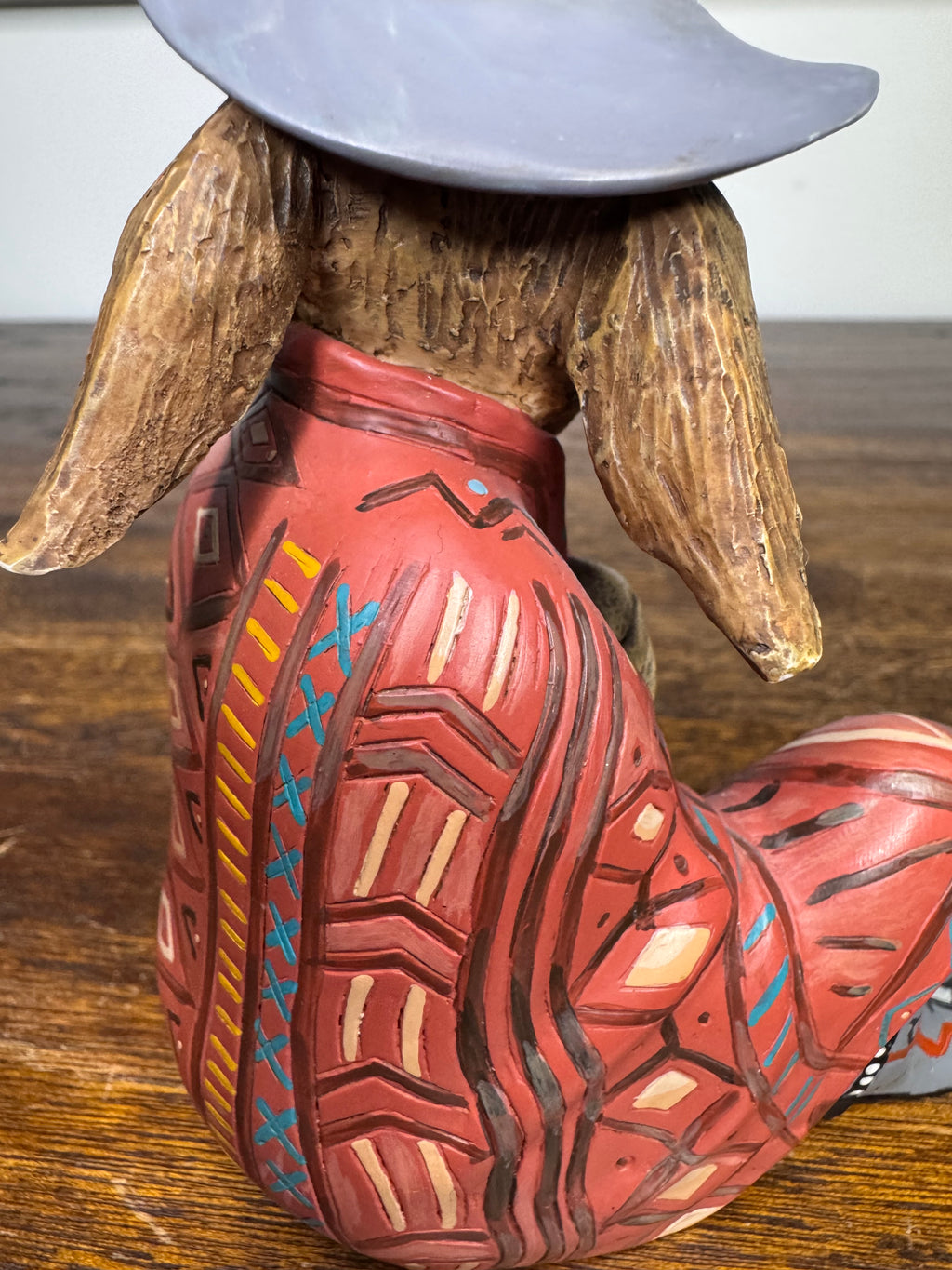 Signed Robert Shields Rabbit Trader Trickster Figurine 6"