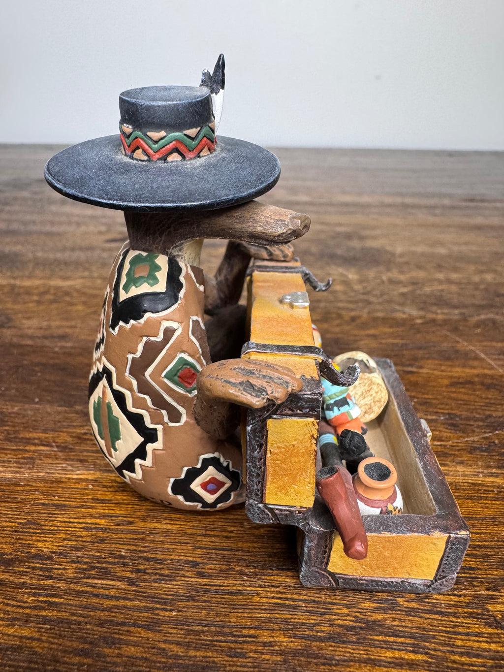 Signed Small Robert Shields Buy Direct Trickster Coyote Figurine