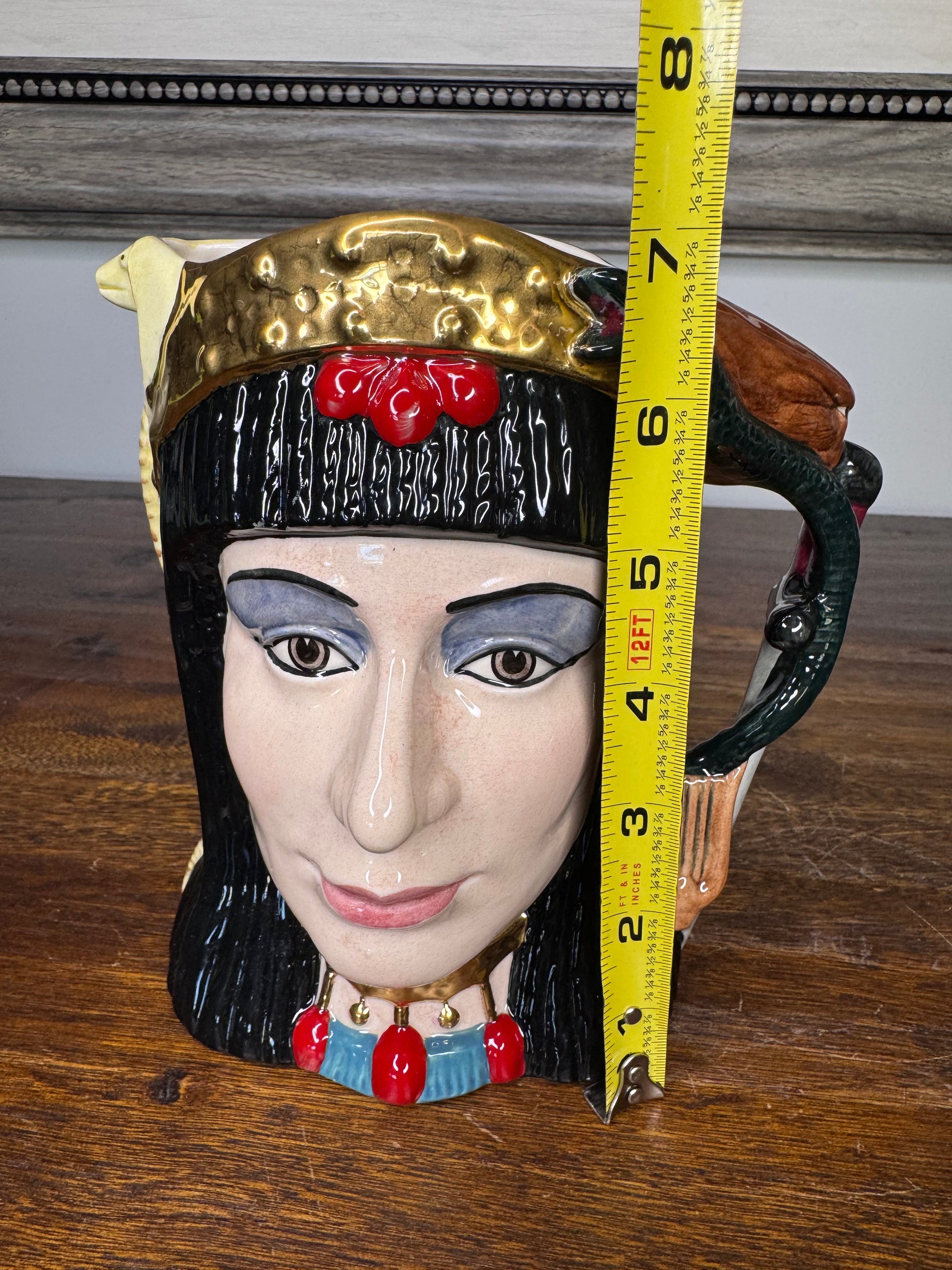 Vintage Royal Doulton Antony and Cleopatra Star Crossed Lovers 7"Character Jug