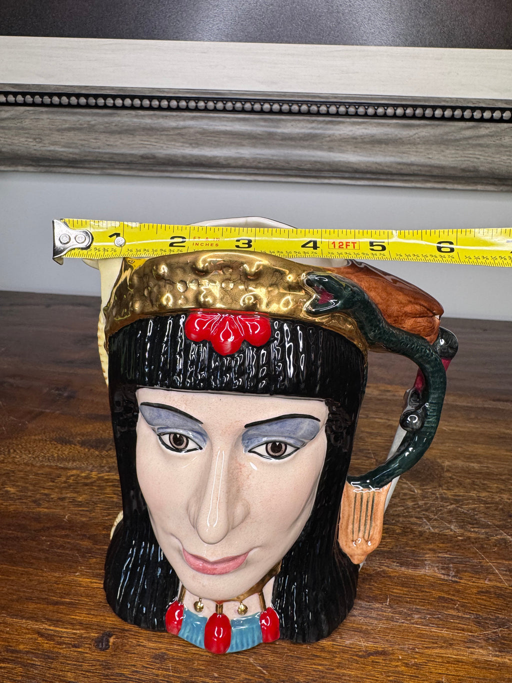 Vintage Royal Doulton Antony and Cleopatra Star Crossed Lovers 7"Character Jug