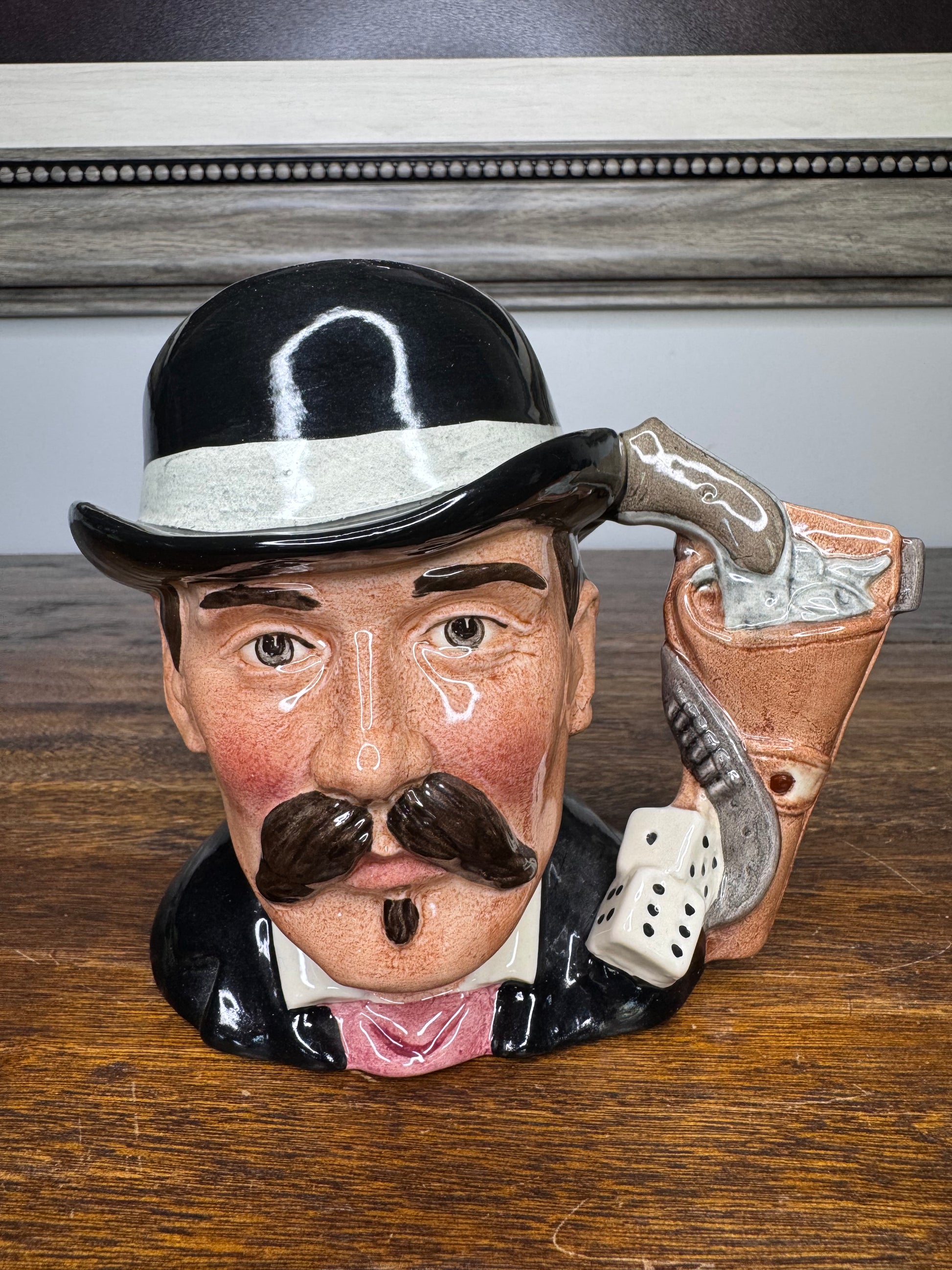 1984 Royal Doulton Doc Holliday5.5"  Wild West Character Jug