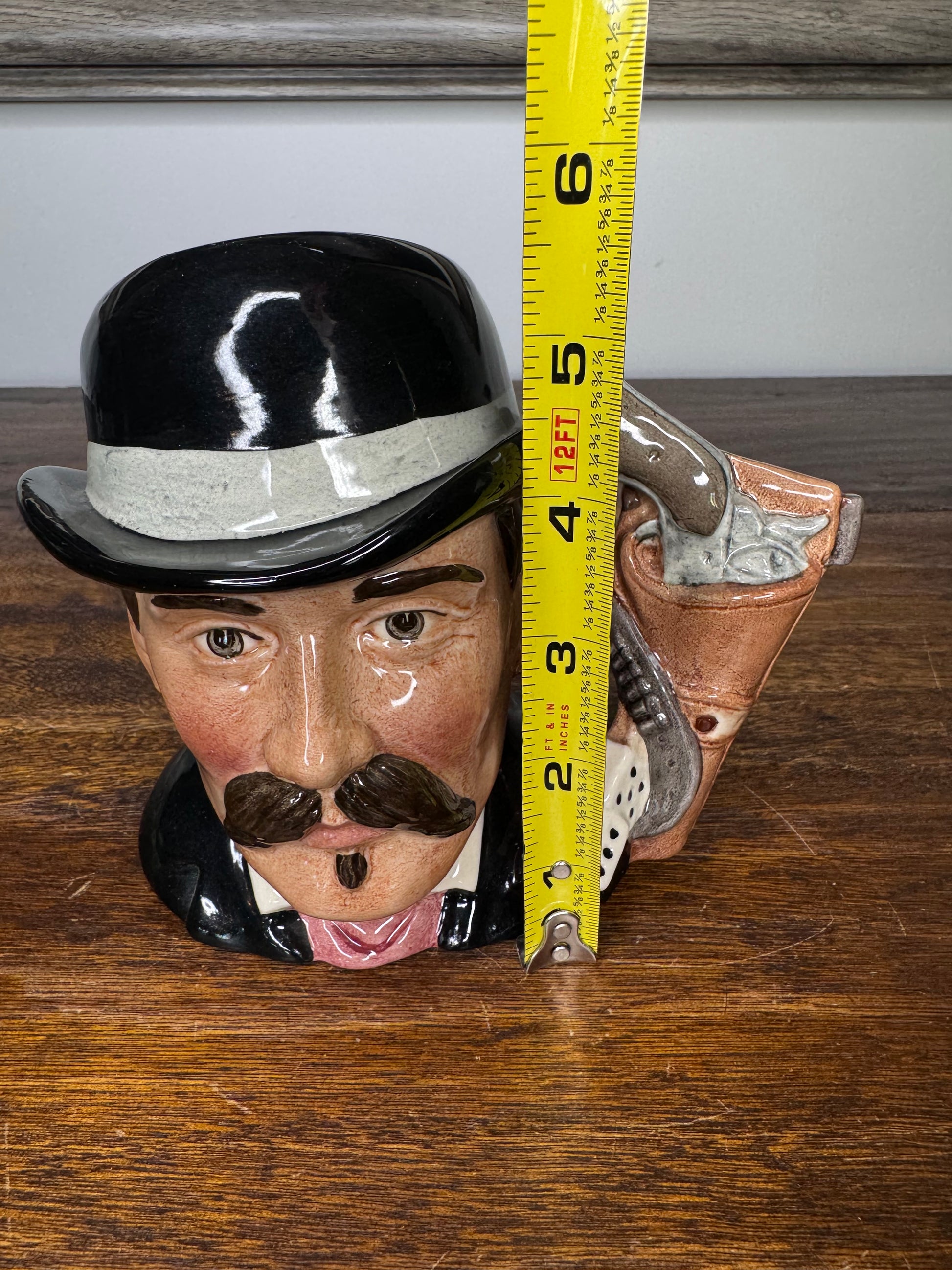 1984 Royal Doulton Doc Holliday5.5"  Wild West Character Jug