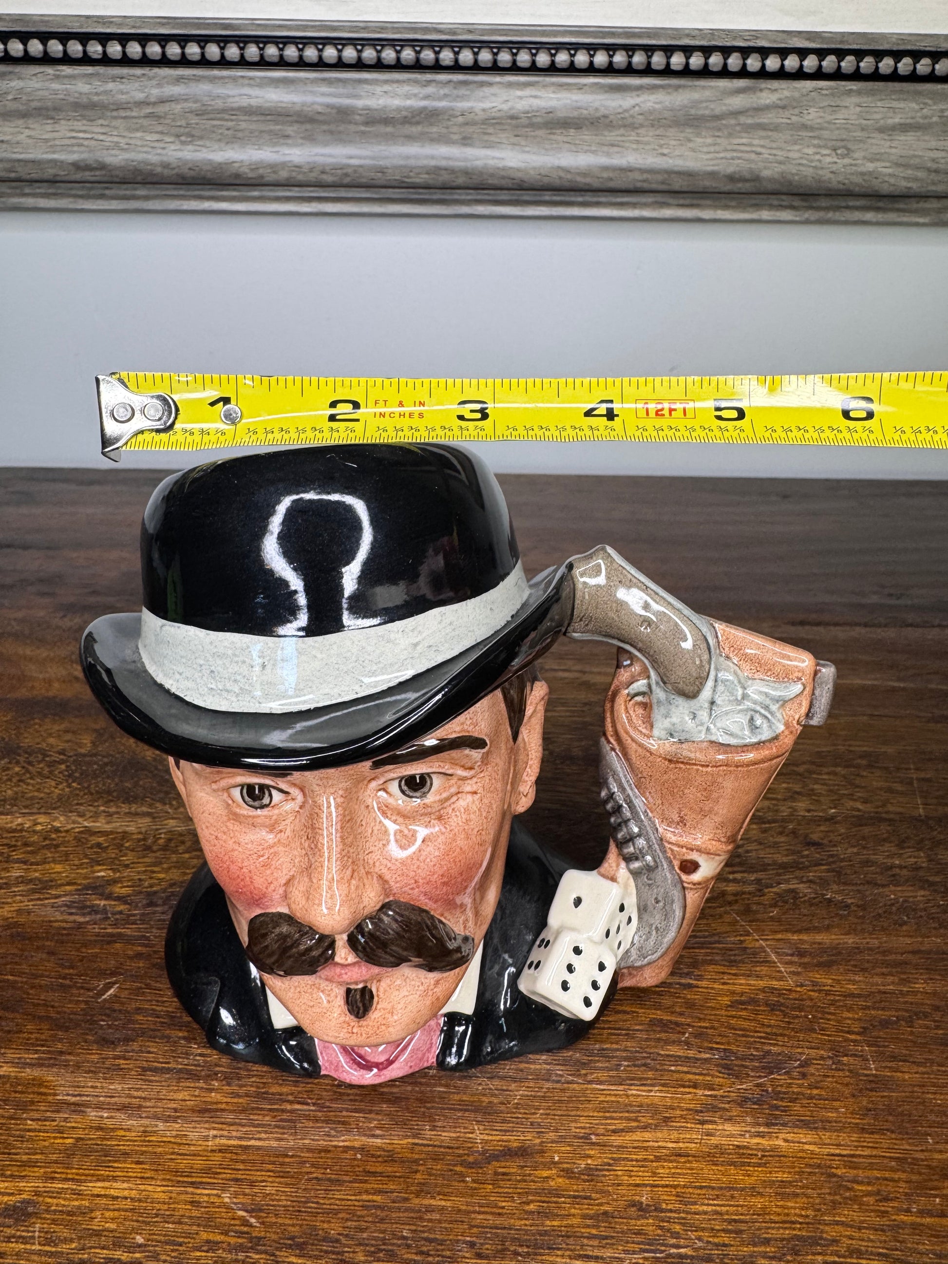 1984 Royal Doulton Doc Holliday5.5"  Wild West Character Jug