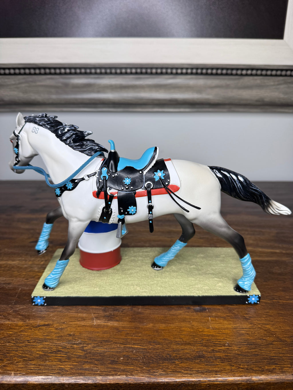 New Trail of painted Ponies "Blazing Barrels" Figurine 1E