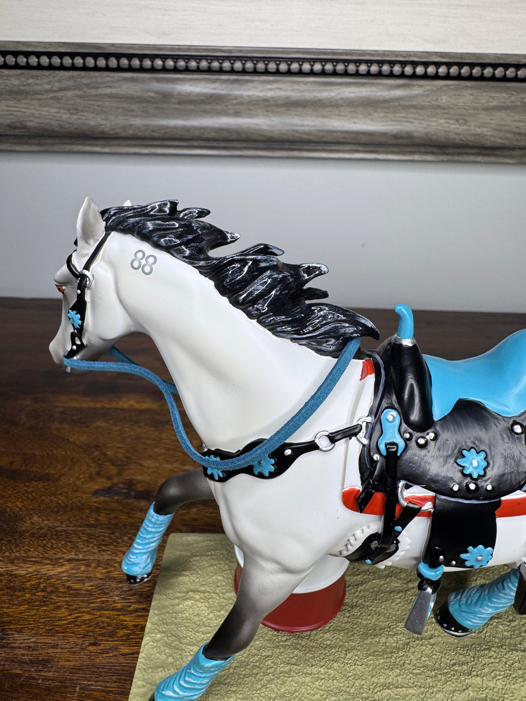 New Trail of painted Ponies "Blazing Barrels" Figurine 1E