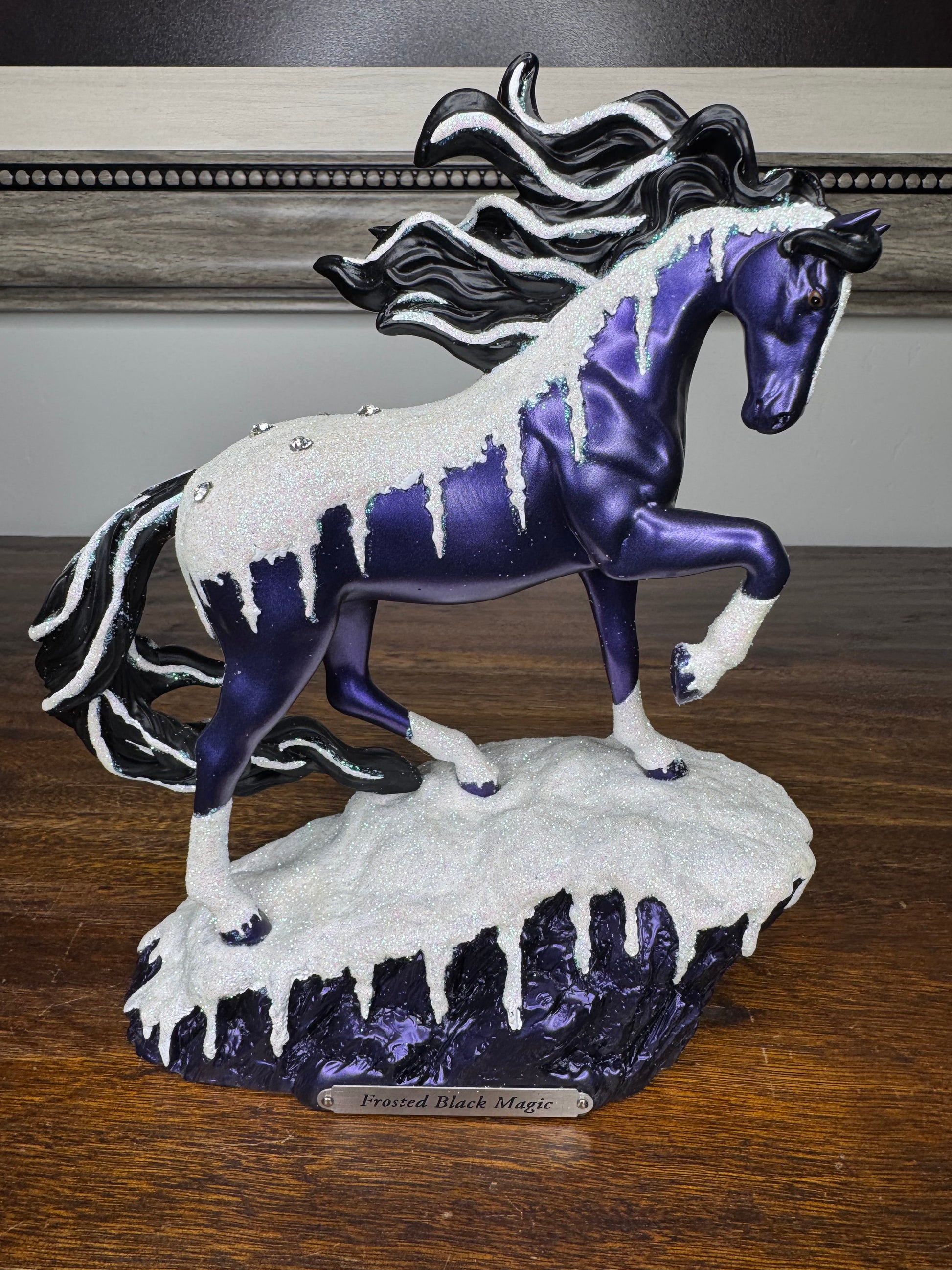 New 2023 Trail of Painted Ponies "Frosted Black Magic" 1E Figure w/ Box