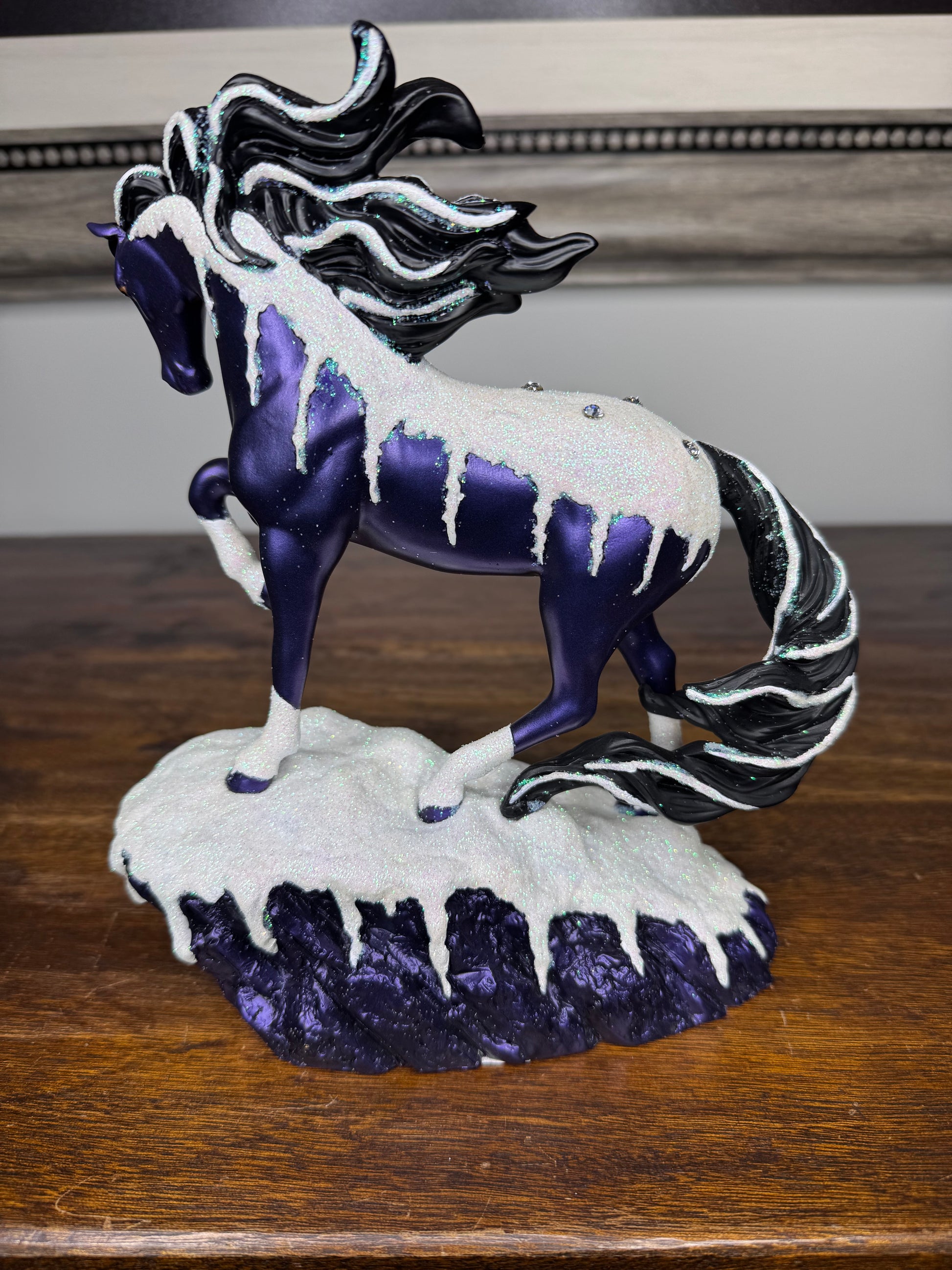 New 2023 Trail of Painted Ponies "Frosted Black Magic" 1E Figure w/ Box