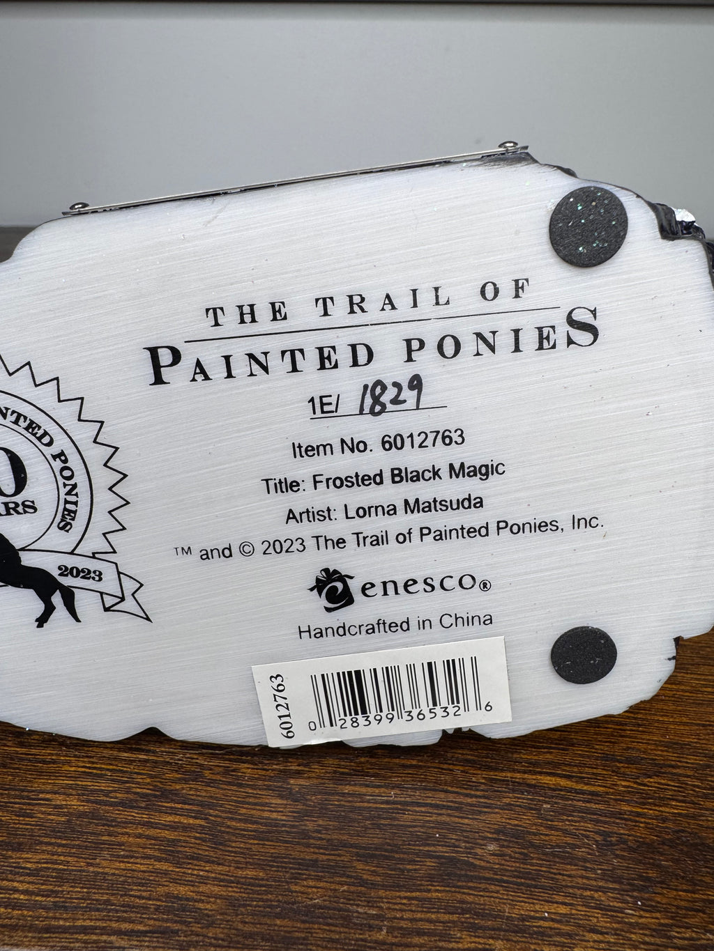 New 2023 Trail of Painted Ponies "Frosted Black Magic" 1E Figure w/ Box