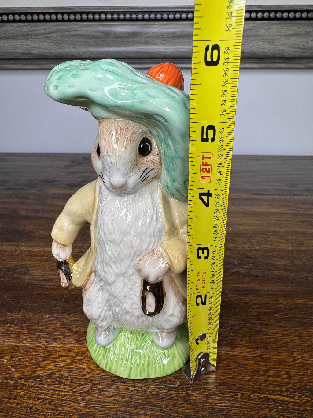 1997 Beswick Limited Edition 1701/1947  Gold Benjamin Bunny Figurine with Original Box