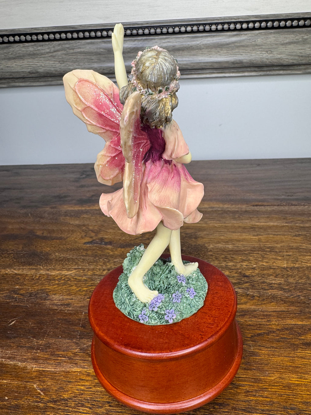 1996 Limited Ed Denzine "Dancing" Fairy Music Box w/ Original Box