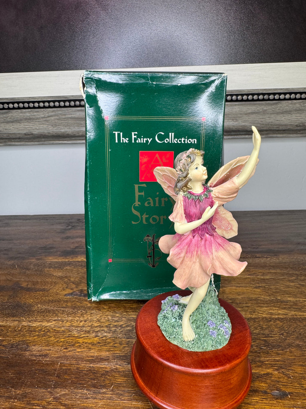1996 Limited Ed Denzine "Dancing" Fairy Music Box w/ Original Box