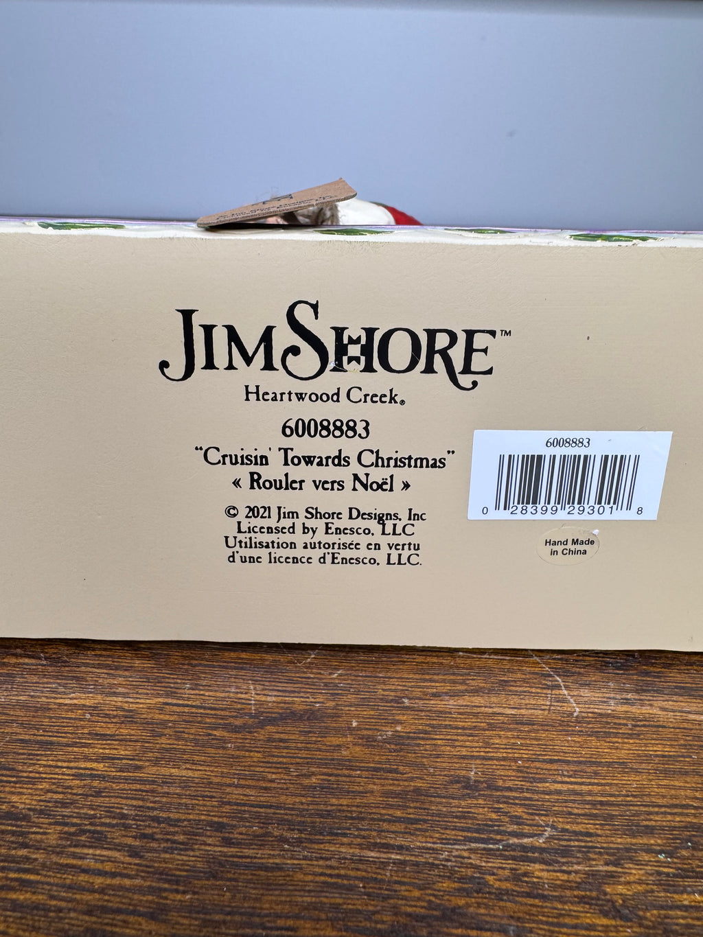 2021 Jim Shore Heartwood Creek "Cruising Towards Christmas" Santa on Motorcycle Figurine