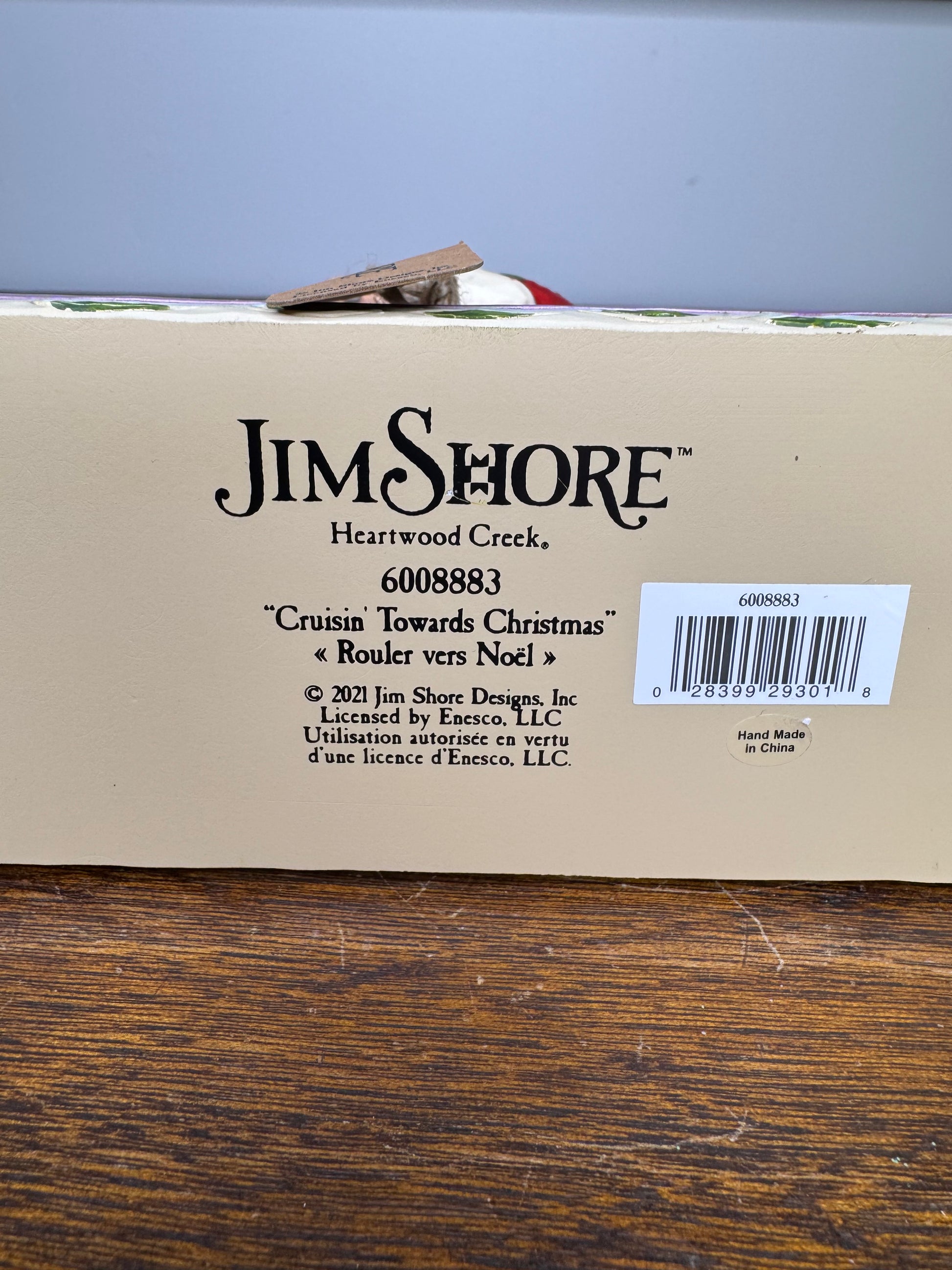 2021 Jim Shore Heartwood Creek "Cruising Towards Christmas" Santa on Motorcycle Figurine