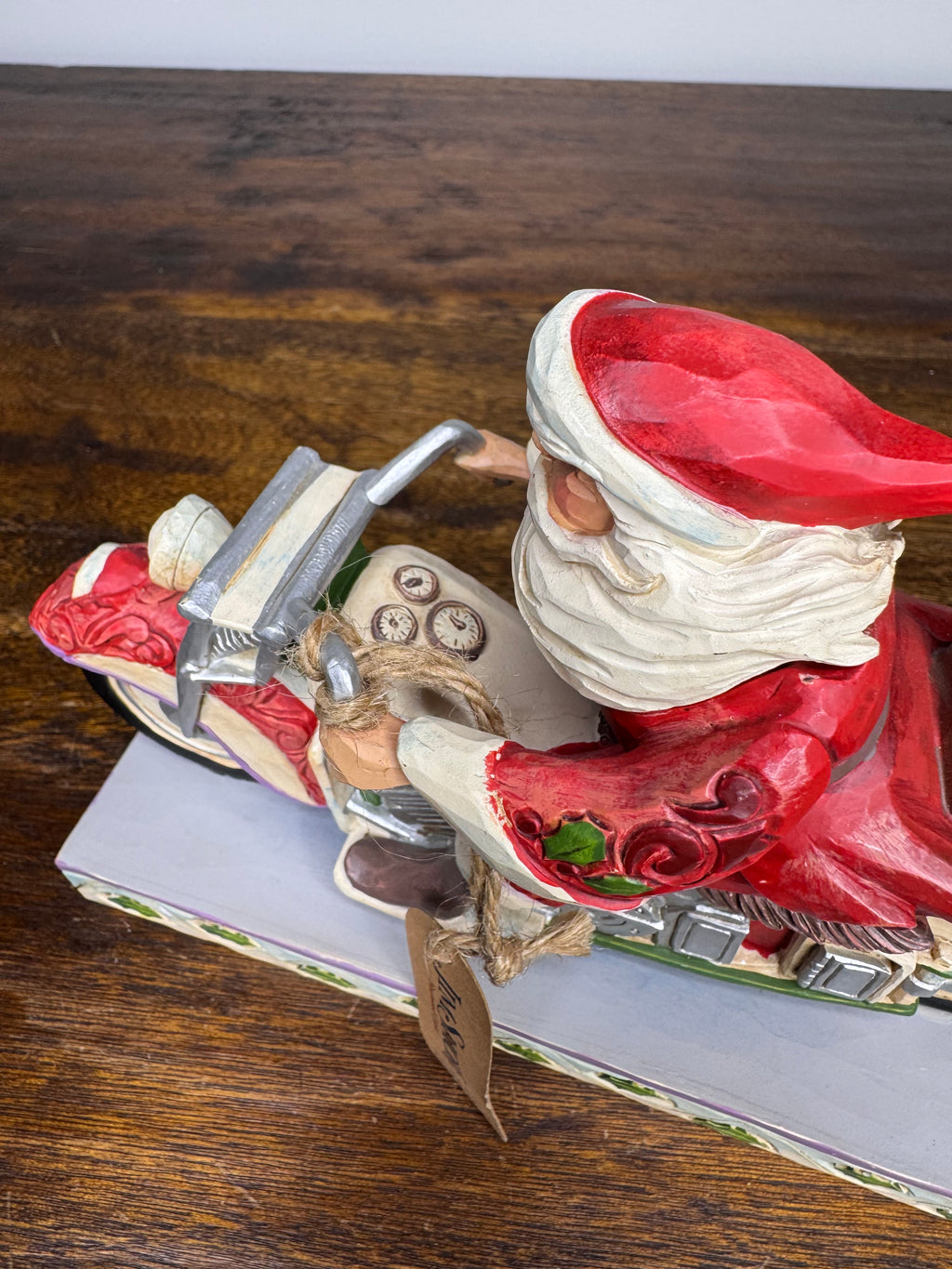 2021 Jim Shore Heartwood Creek "Cruising Towards Christmas" Santa on Motorcycle Figurine