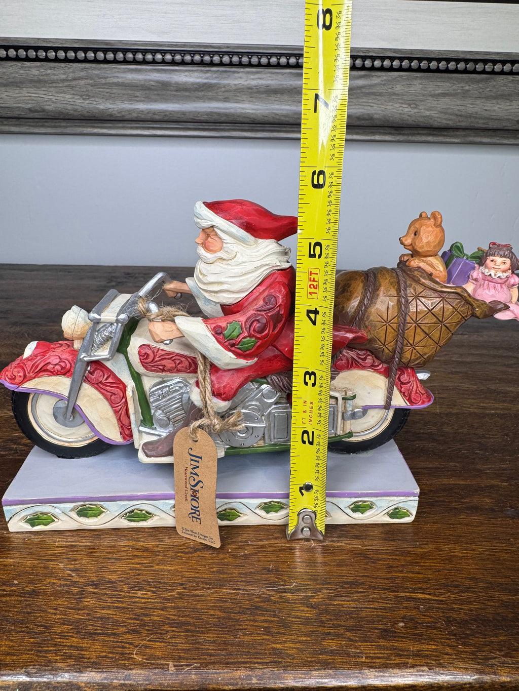 2021 Jim Shore Heartwood Creek "Cruising Towards Christmas" Santa on Motorcycle Figurine