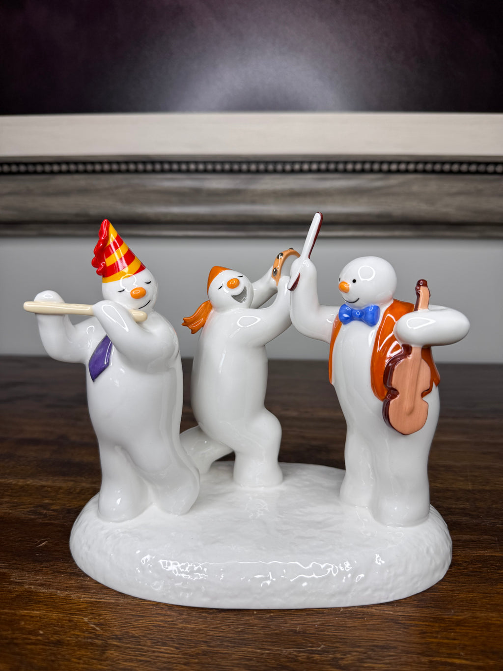 2004 Coalport "All Together Now" Snowman Collection Numbered, w/ Original Box