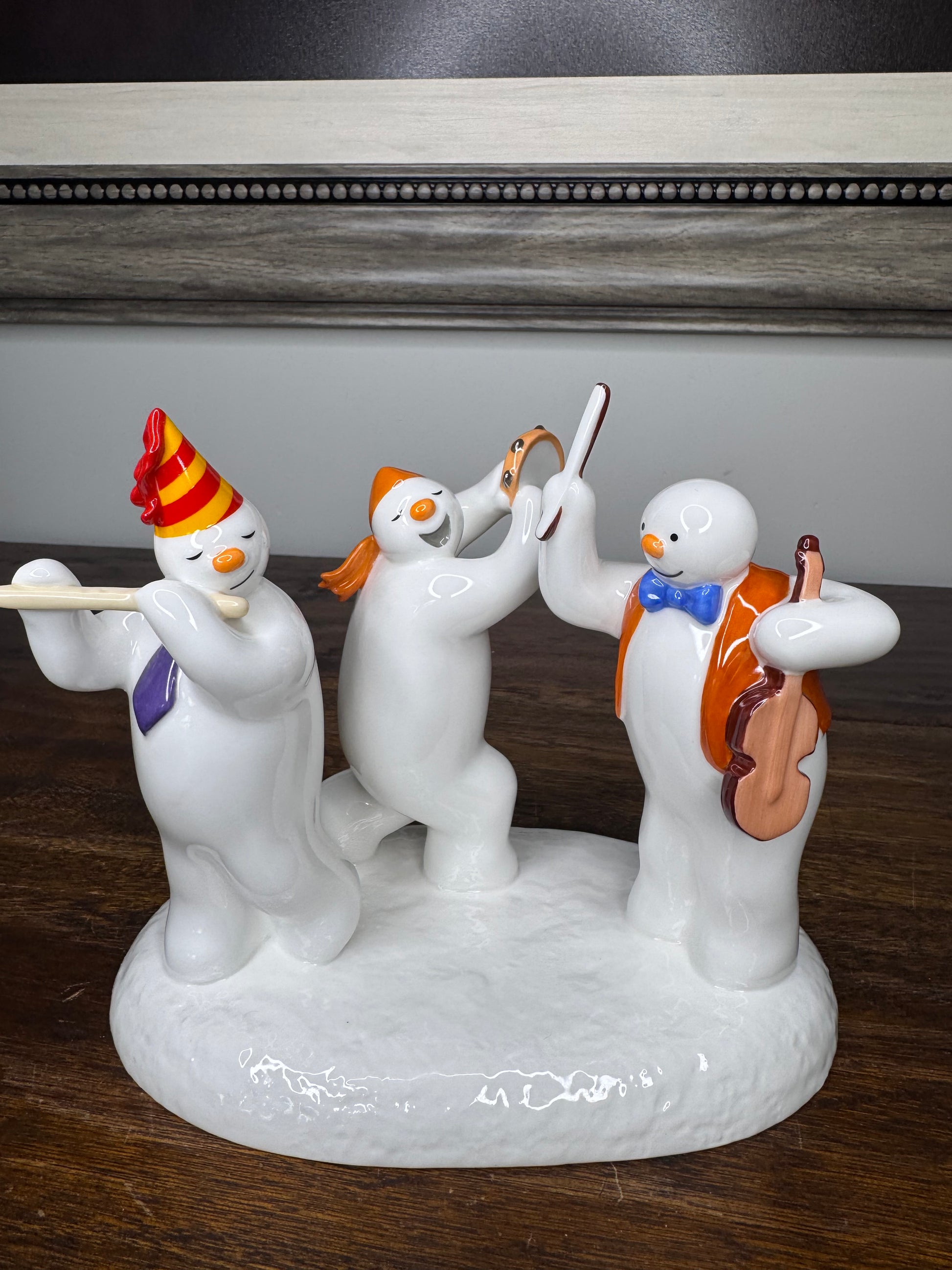 2004 Coalport "All Together Now" Snowman Collection Numbered, w/ Original Box