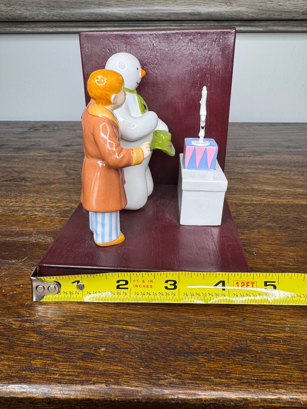2003 Coalport The Snowman and James Bookend w/ Original Box