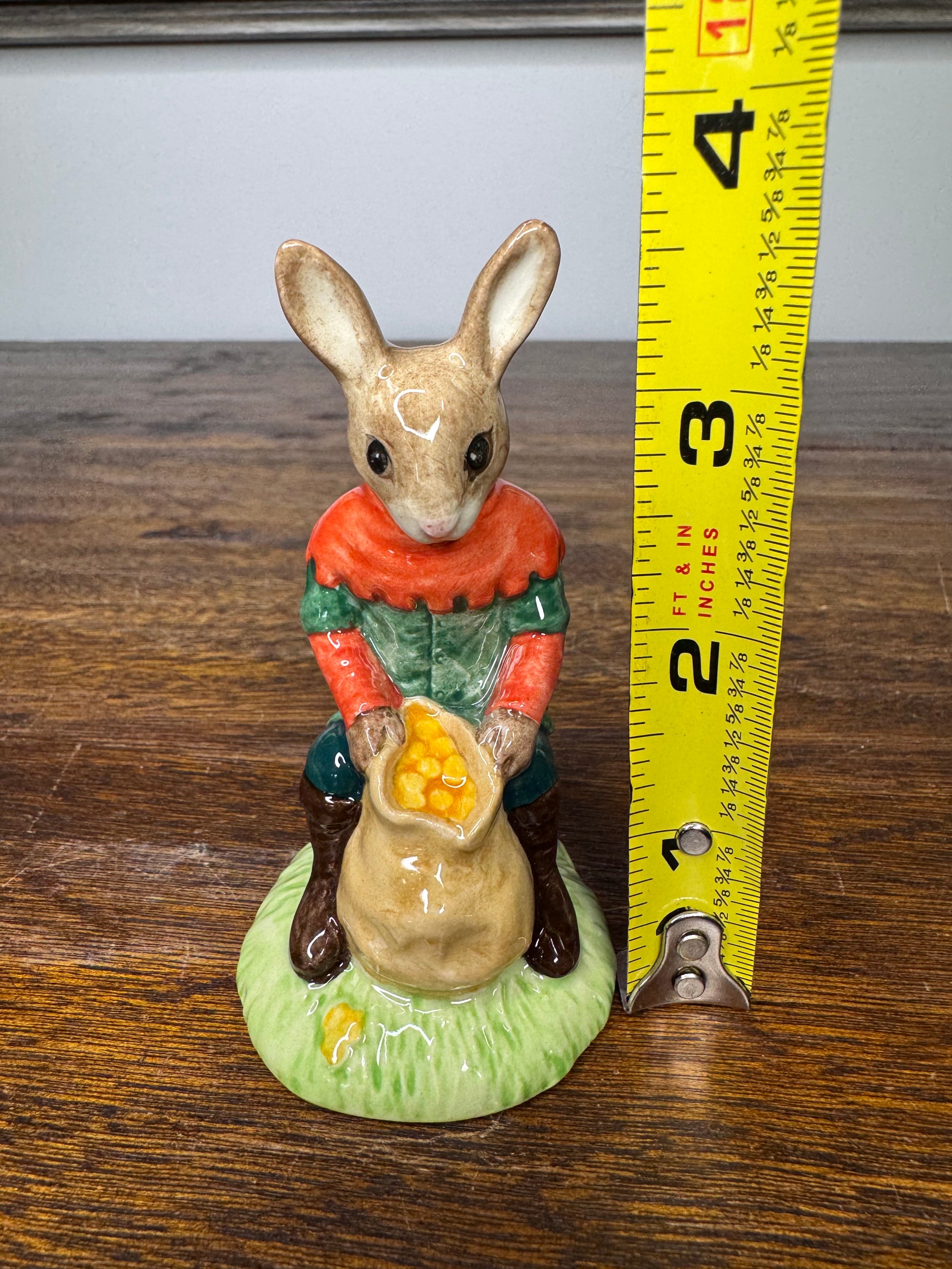 2002 Royal Doulton "Will Scarlett" Bunnykins Figurine from Robin Hood Collection