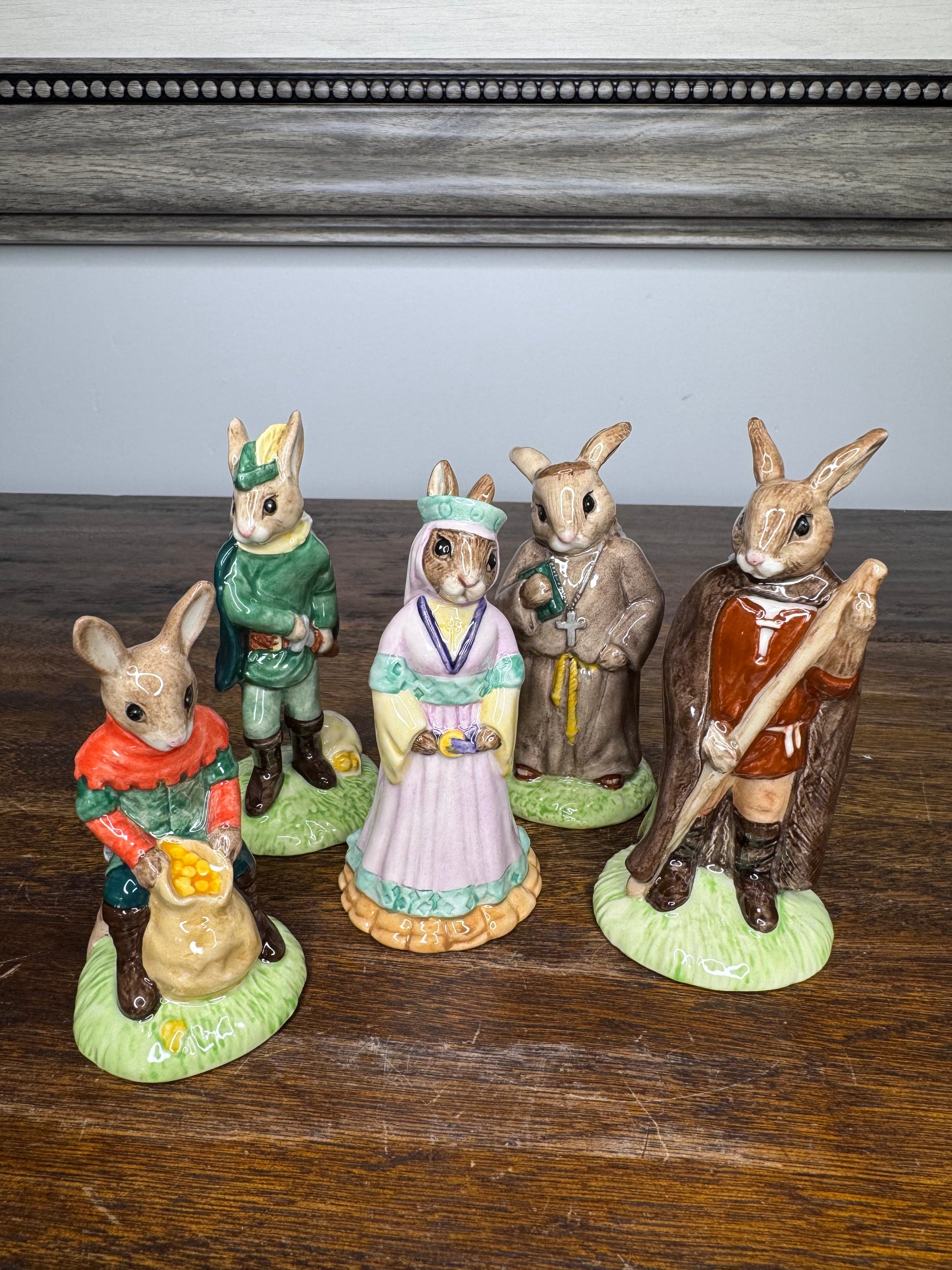 Royal Doulton "Little John"  Bunnykins From Robin Hood Collection