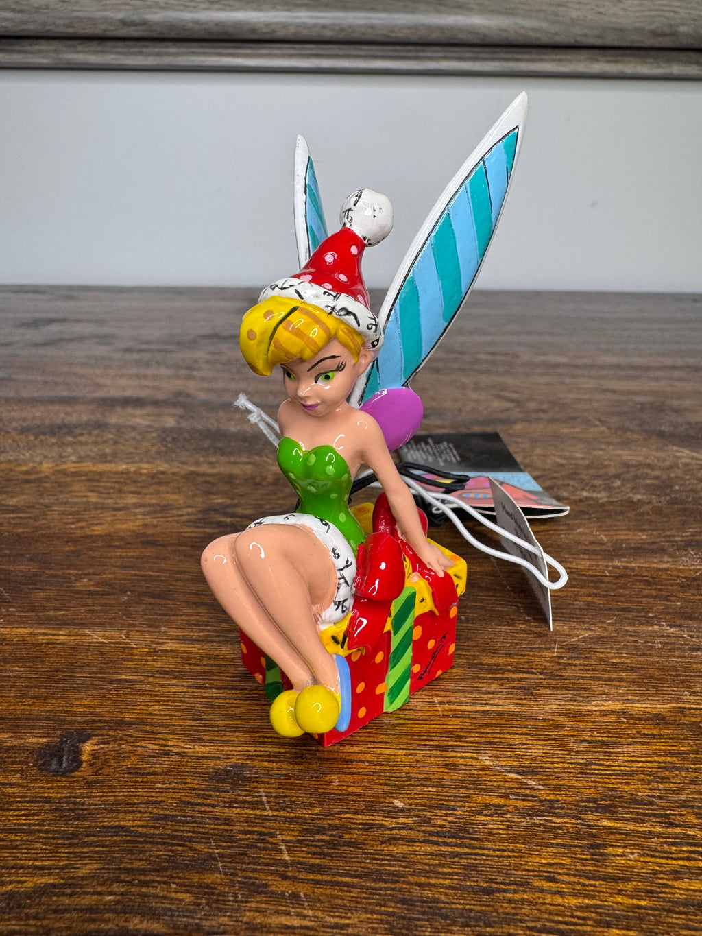 Disney By Britto Mini Holiday Tinker Bell Figurine w/ Box