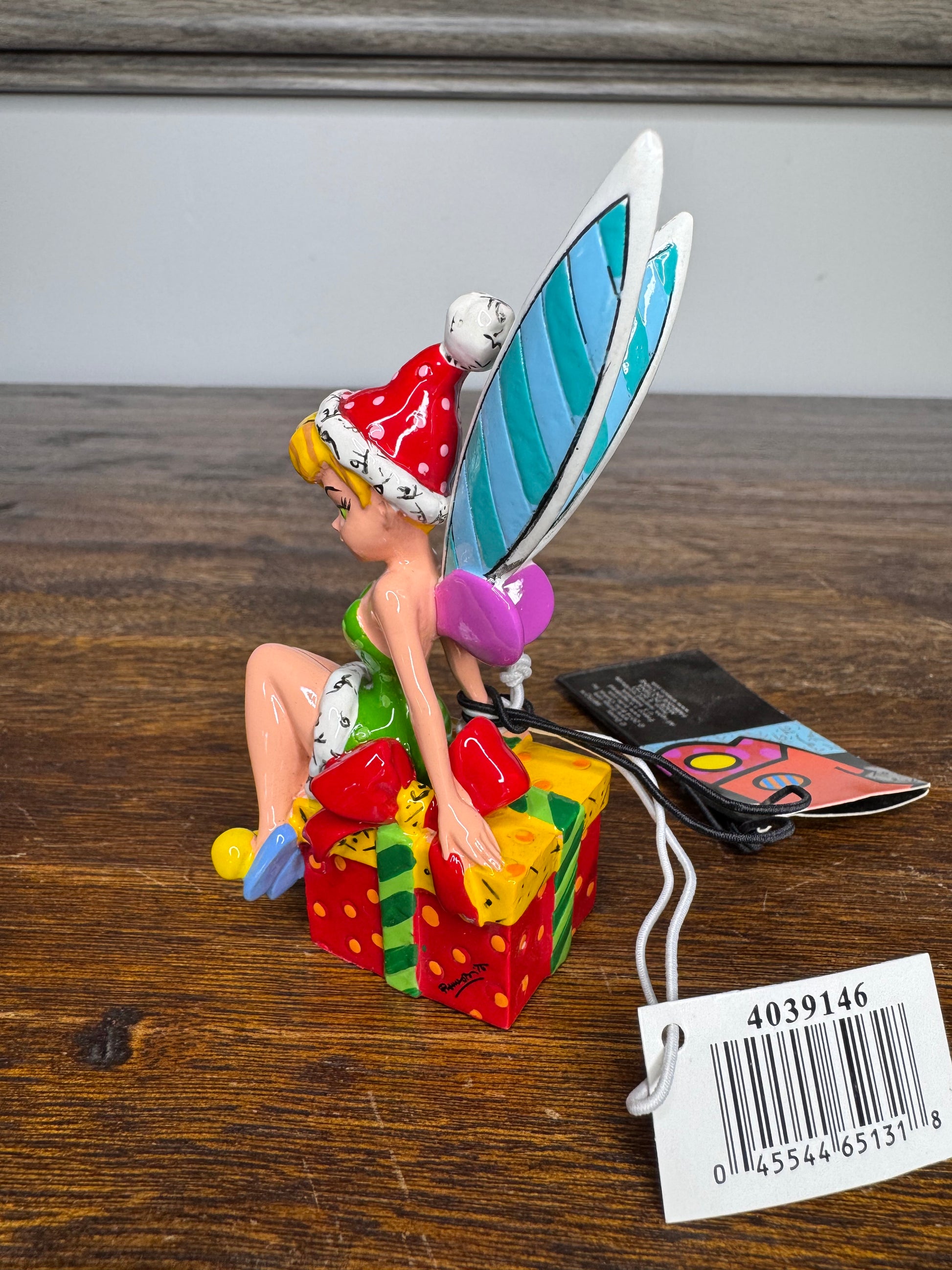Disney By Britto Mini Holiday Tinker Bell Figurine w/ Box