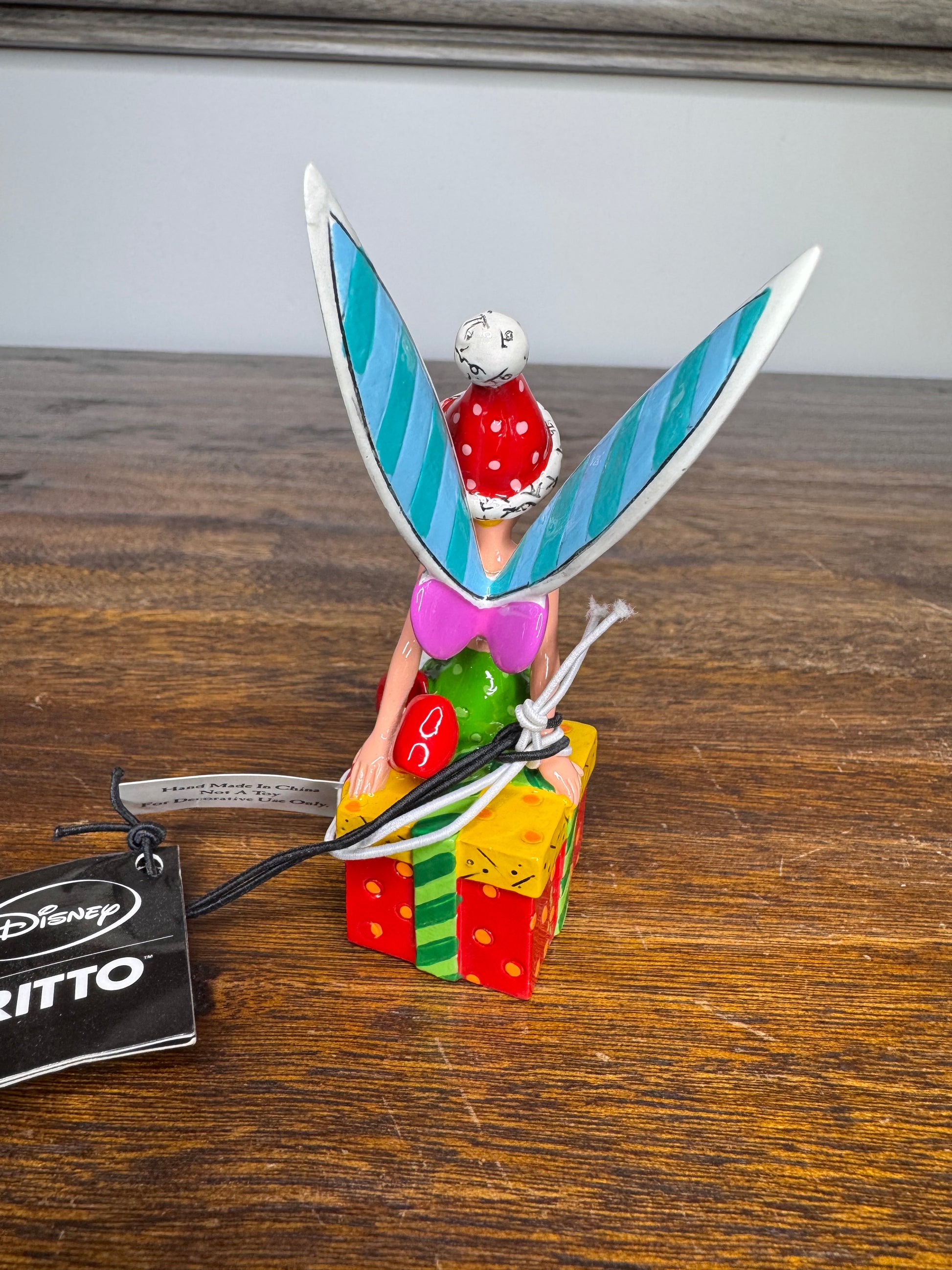 Disney By Britto Mini Holiday Tinker Bell Figurine w/ Box