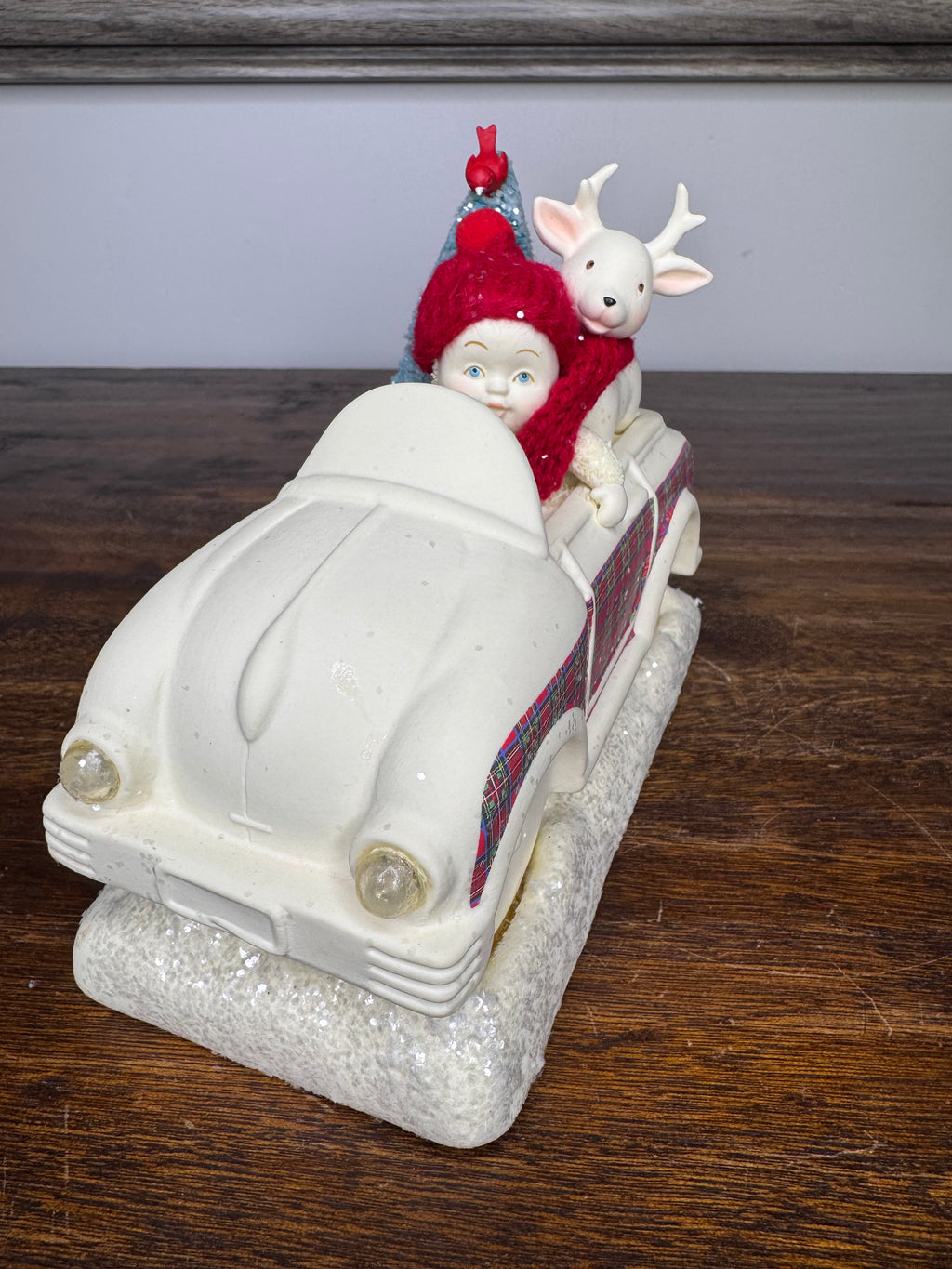 Dept 56 Snowbabies "Over the River" Figurine, NIB Light Up