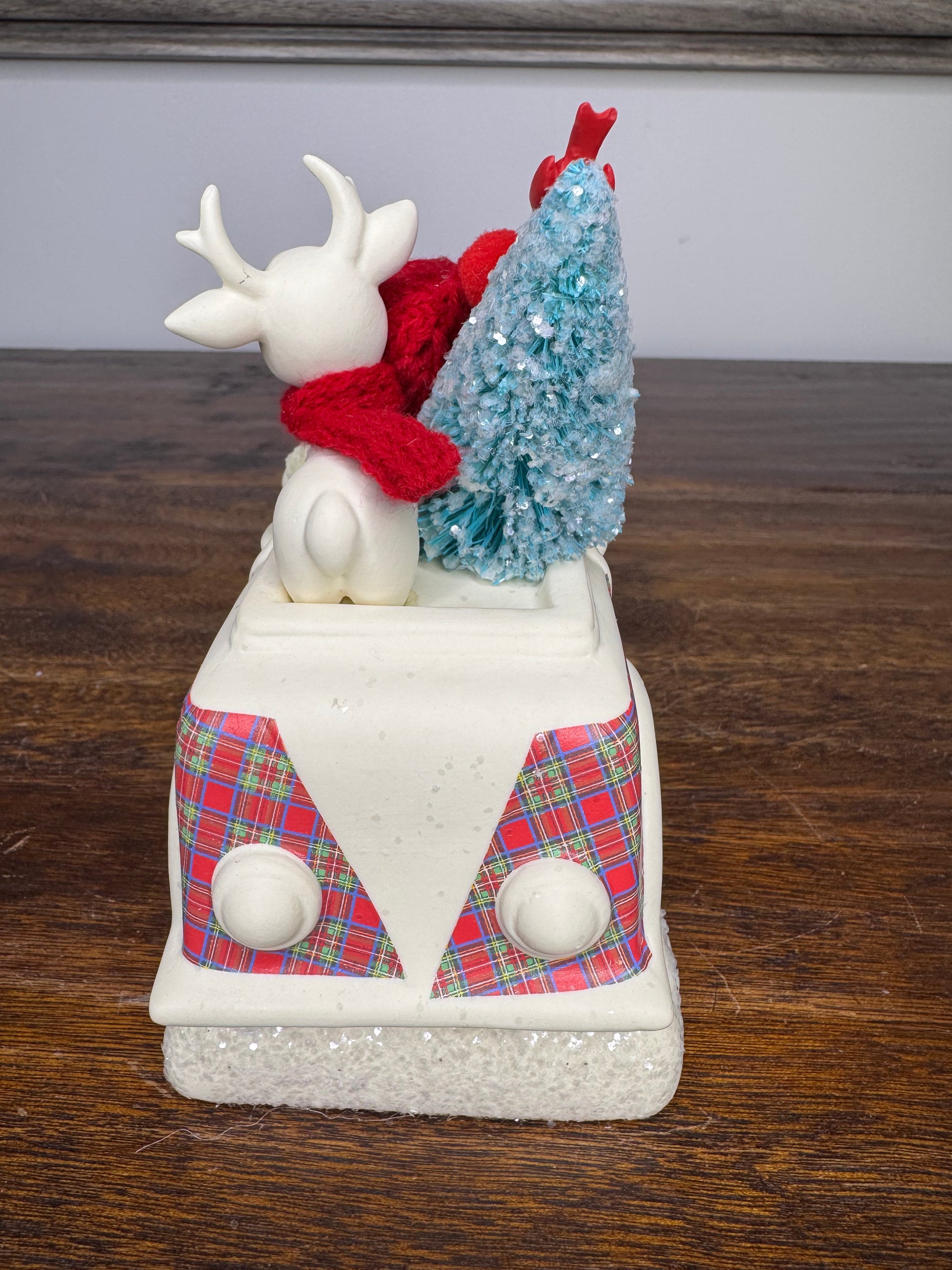 Dept 56 Snowbabies "Over the River" Figurine, NIB Light Up