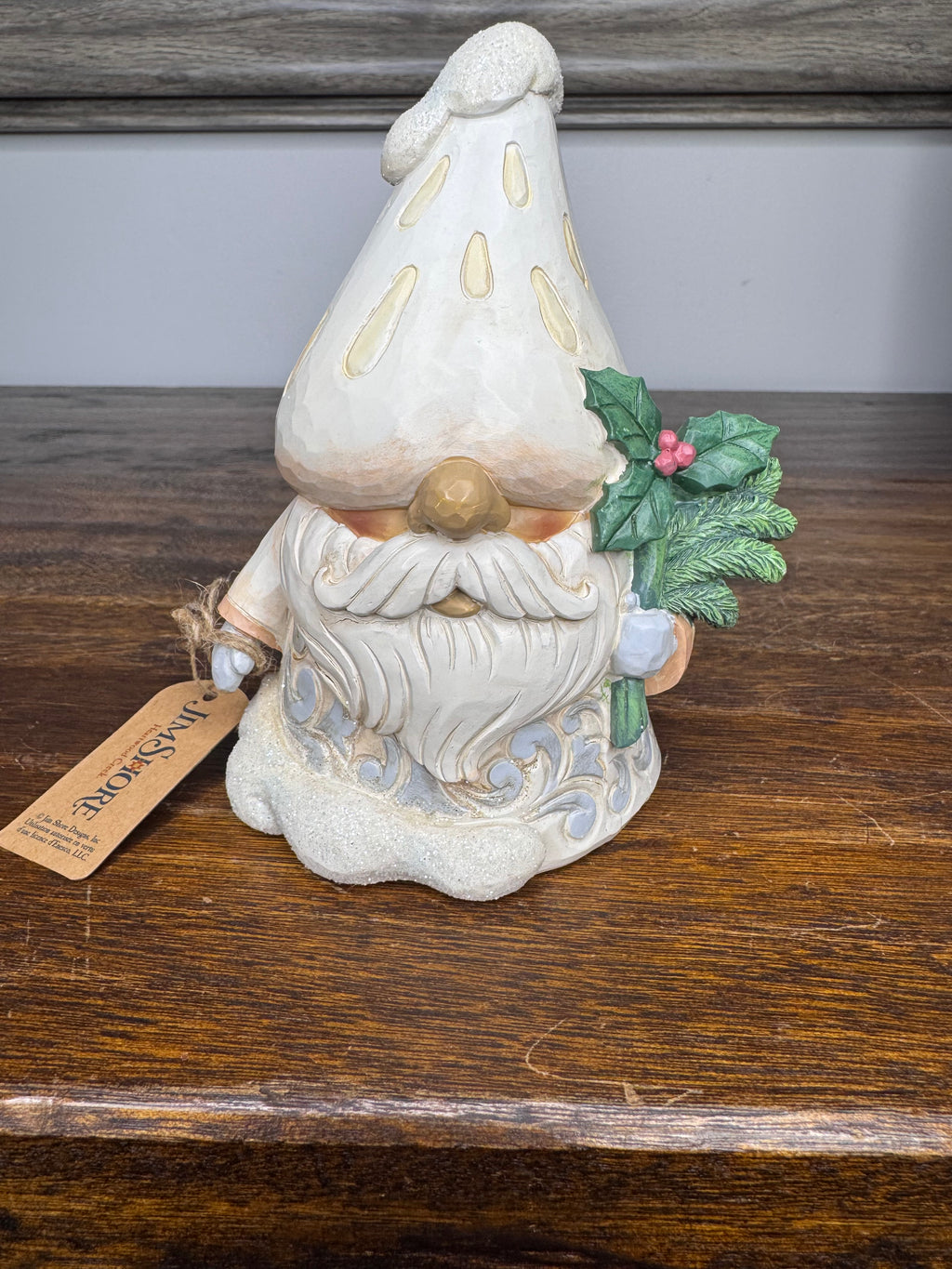 2002 Jim Shore Heartwood Creek "Winter's Fun-Guy" Christmas Gnome NIB