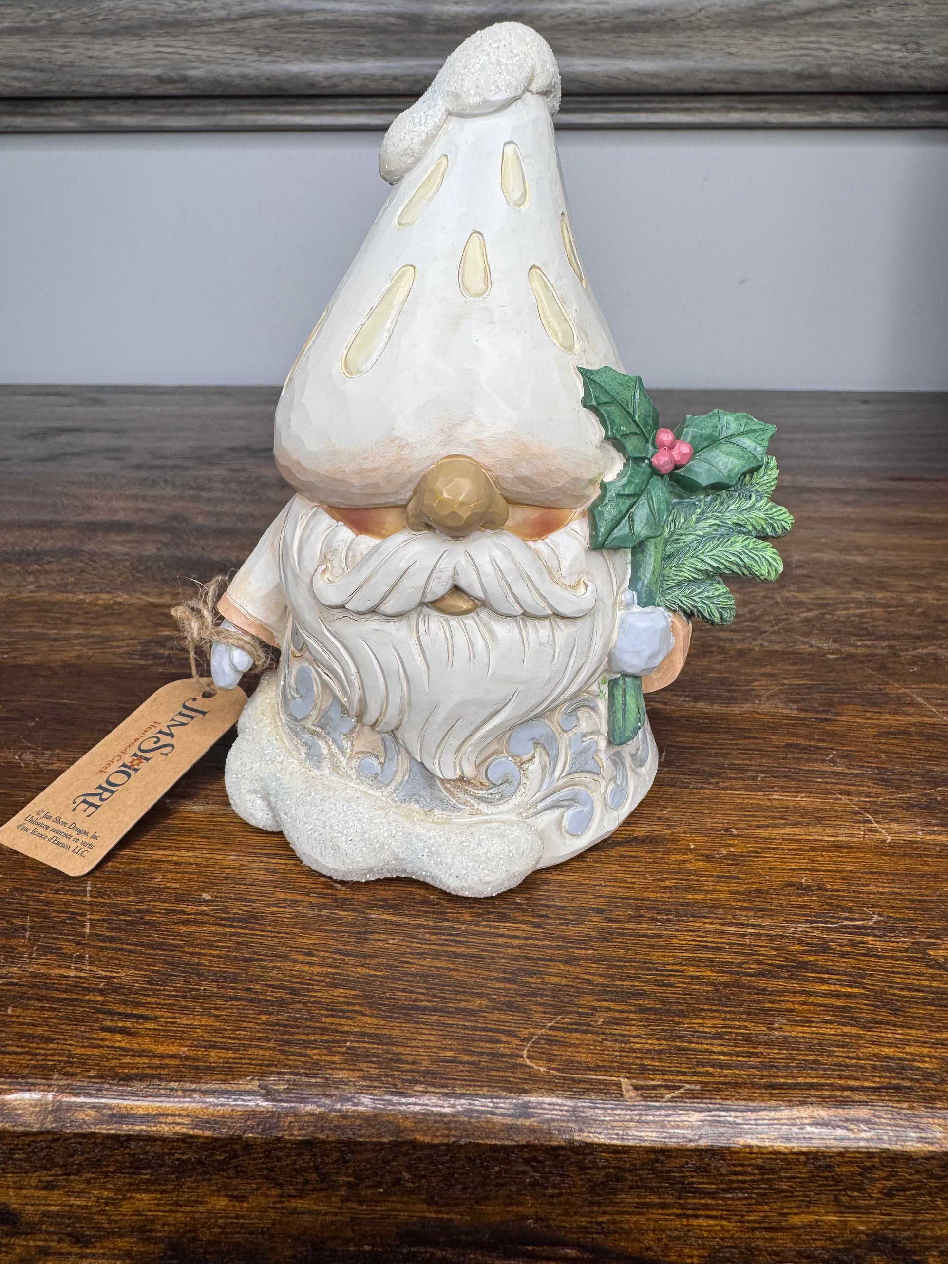 2002 Jim Shore Heartwood Creek "Winter's Fun-Guy" Christmas Gnome NIB