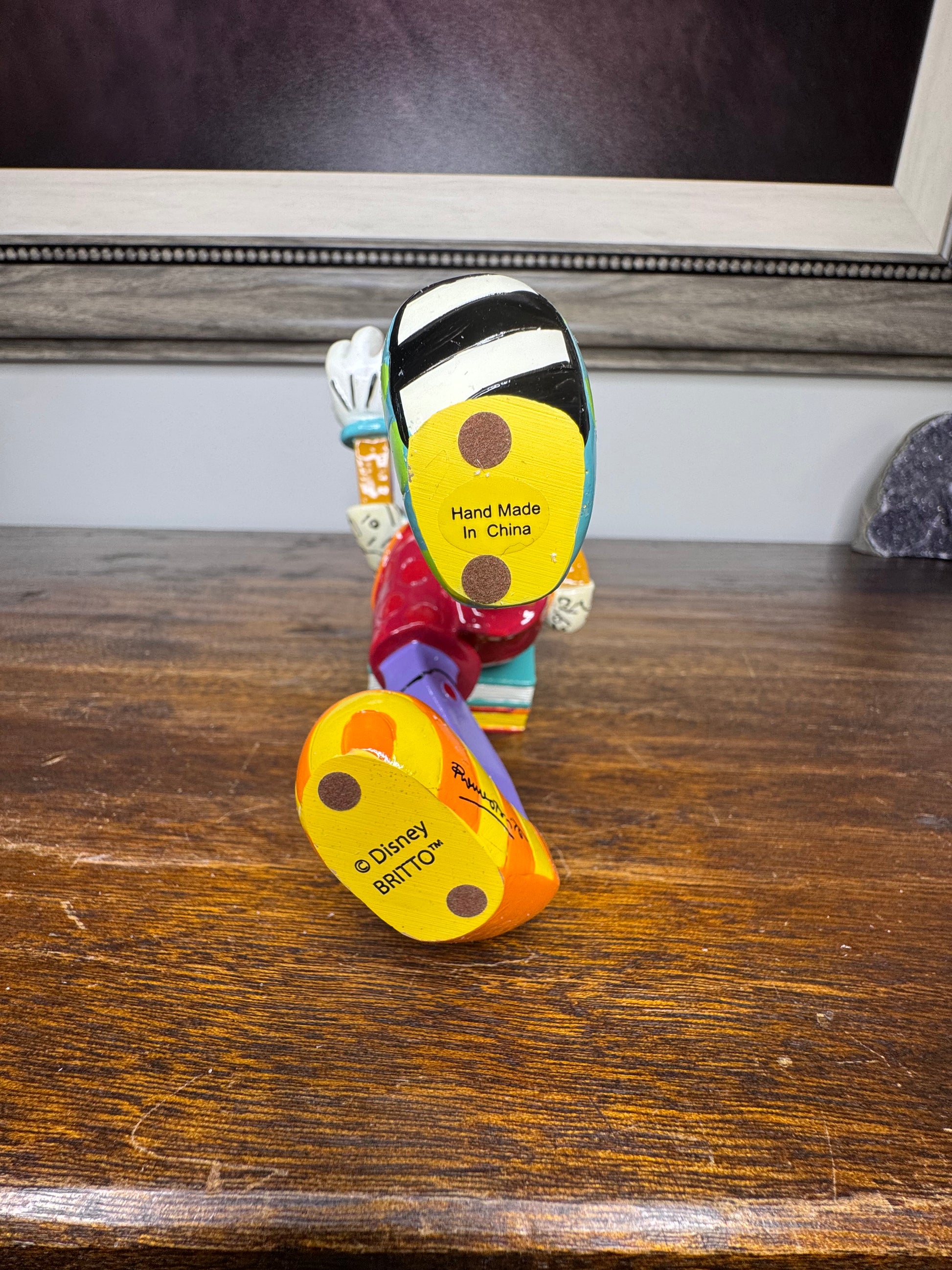 Disney by Britto 80th Anniversary of Pinocchio School Boy Figurine