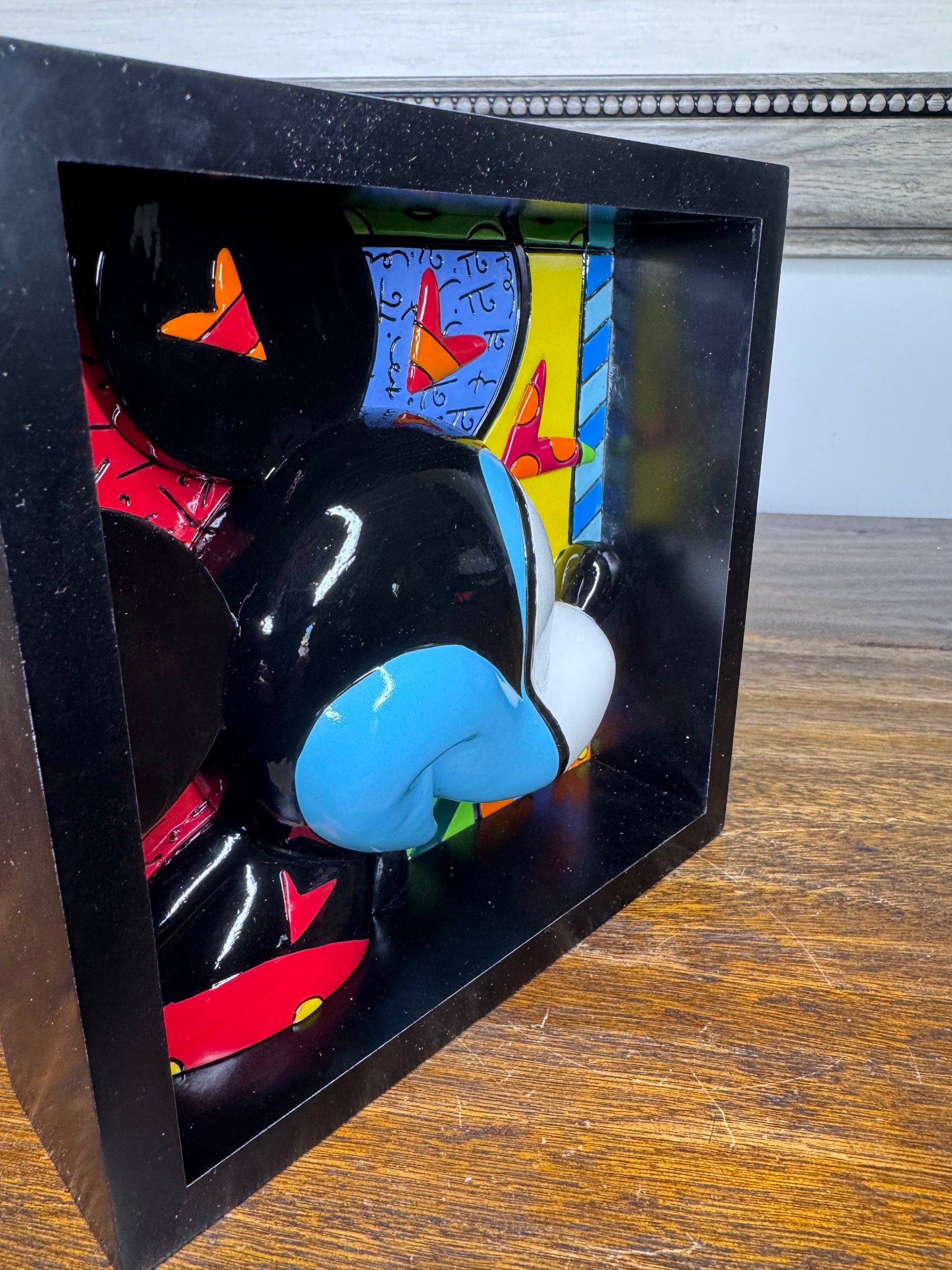 Disney by Britto Mickey Head 3D Art Block