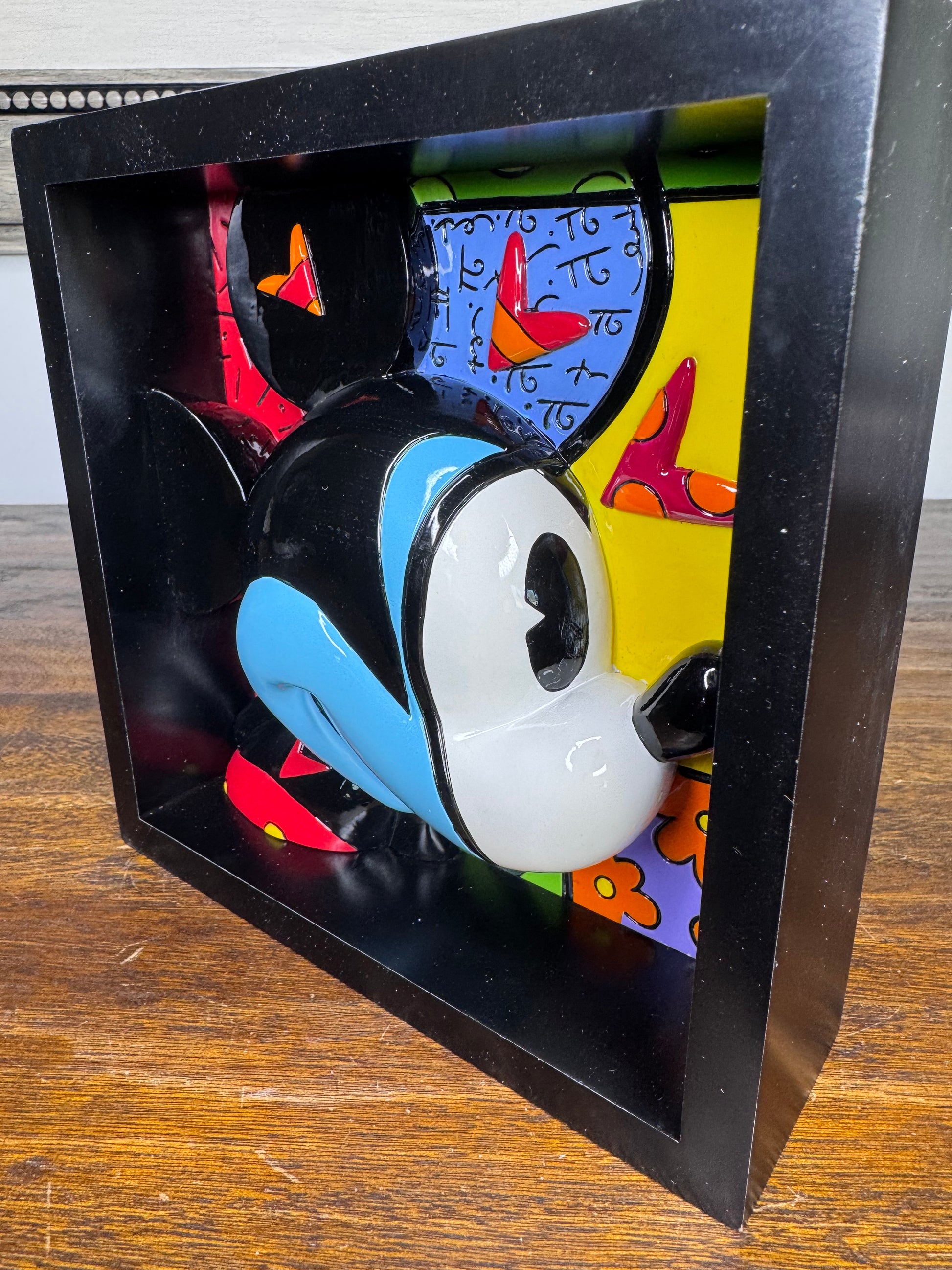 Disney by Britto Mickey Head 3D Art Block