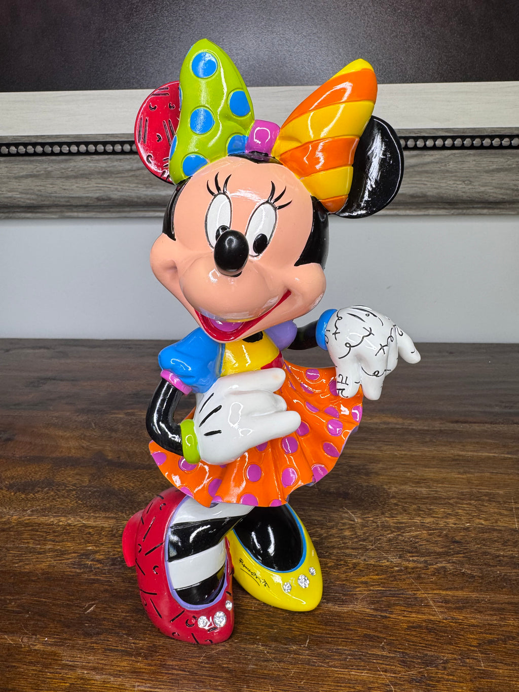 Disney by Britto 90th Anniversary Minnie Mouse Bling Figurine