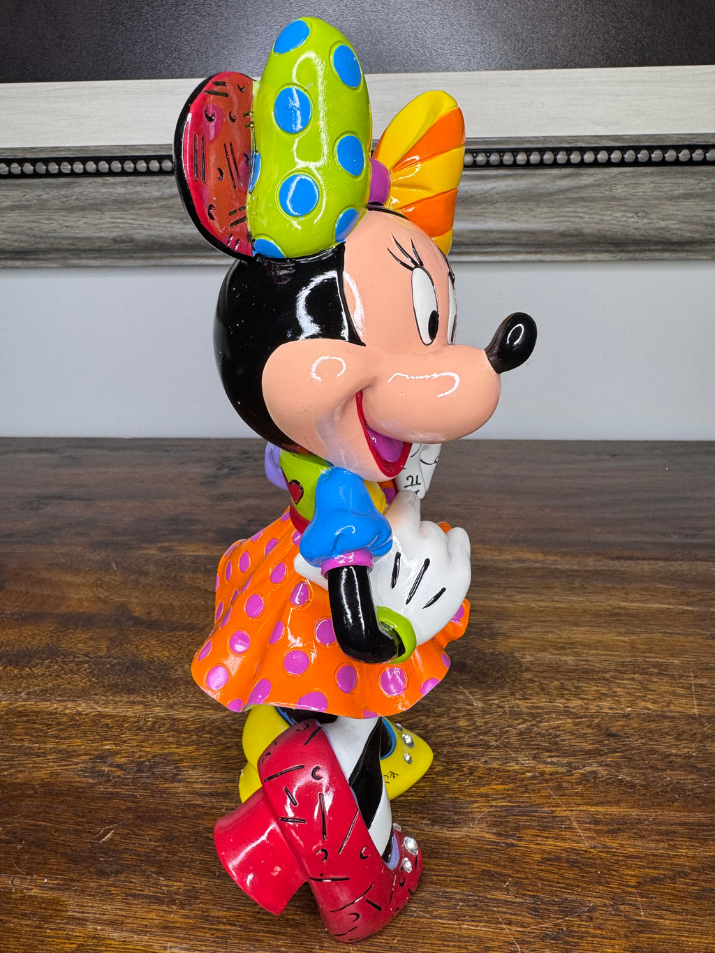 Disney by Britto 90th Anniversary Minnie Mouse Bling Figurine