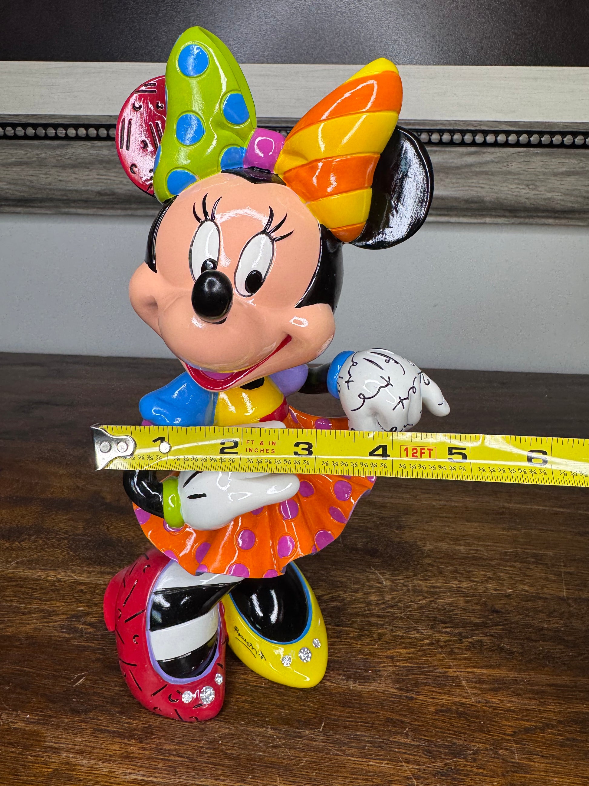 Disney by Britto 90th Anniversary Minnie Mouse Bling Figurine