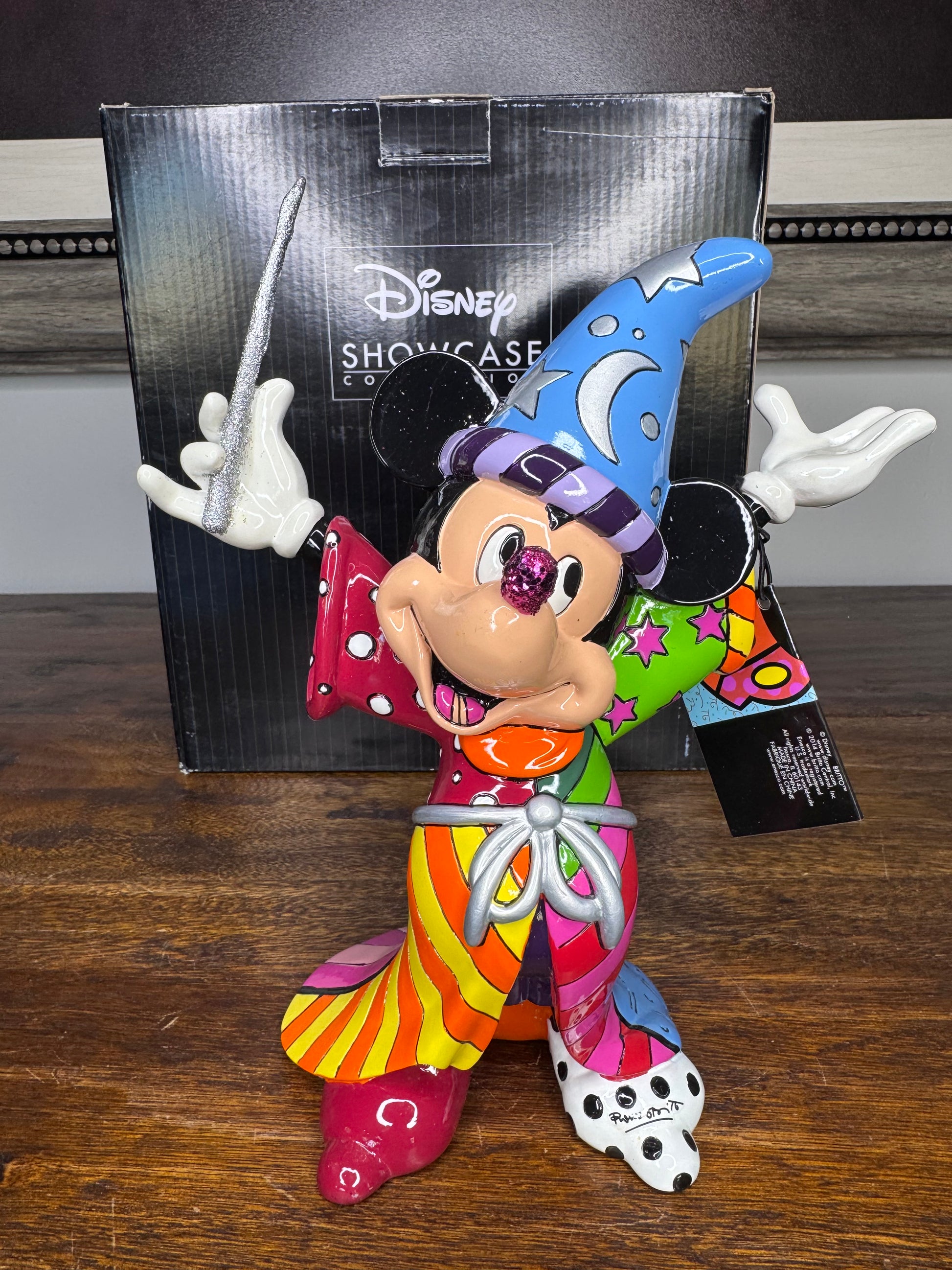 Disney by Britto Sorcerer Mickey Mouse mint w/ Box
