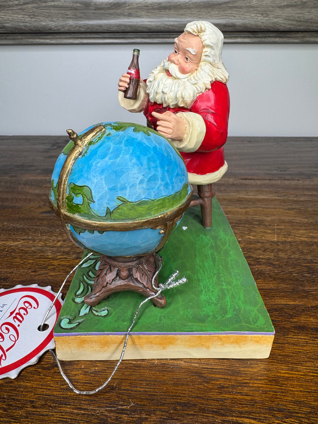 Jim Shore Coca-Cola Jolly Journey Santa Mint w/ Box