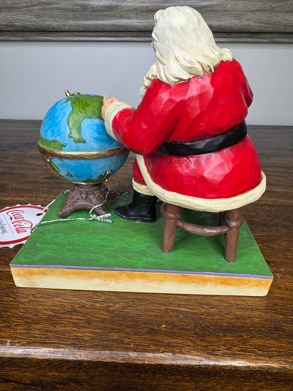 Jim Shore Coca-Cola Jolly Journey Santa Mint w/ Box