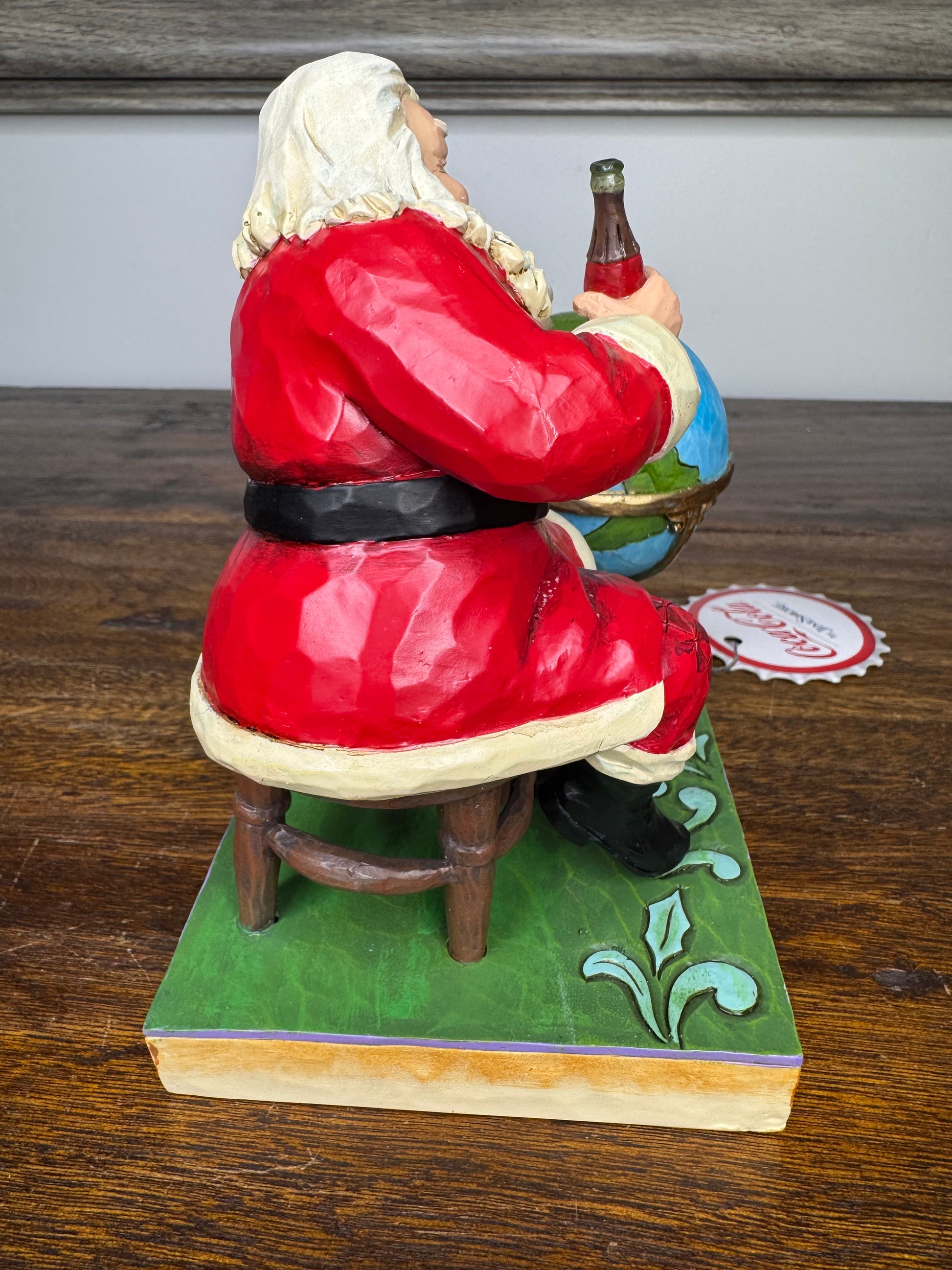 Jim Shore Coca-Cola Jolly Journey Santa Mint w/ Box