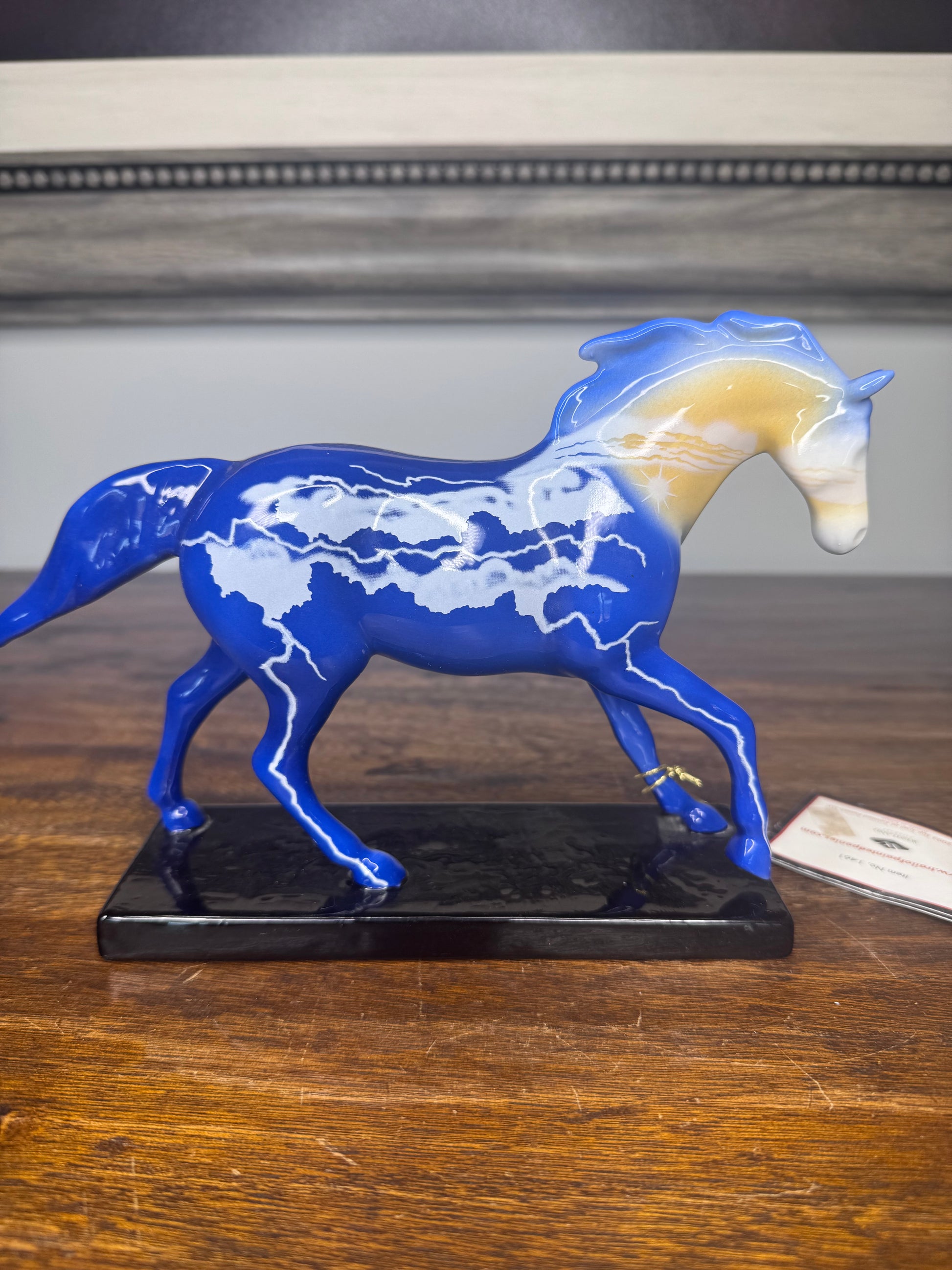 Trail of Painted Ponies 1E Lightning Bolt Colt w/ Original Black Box