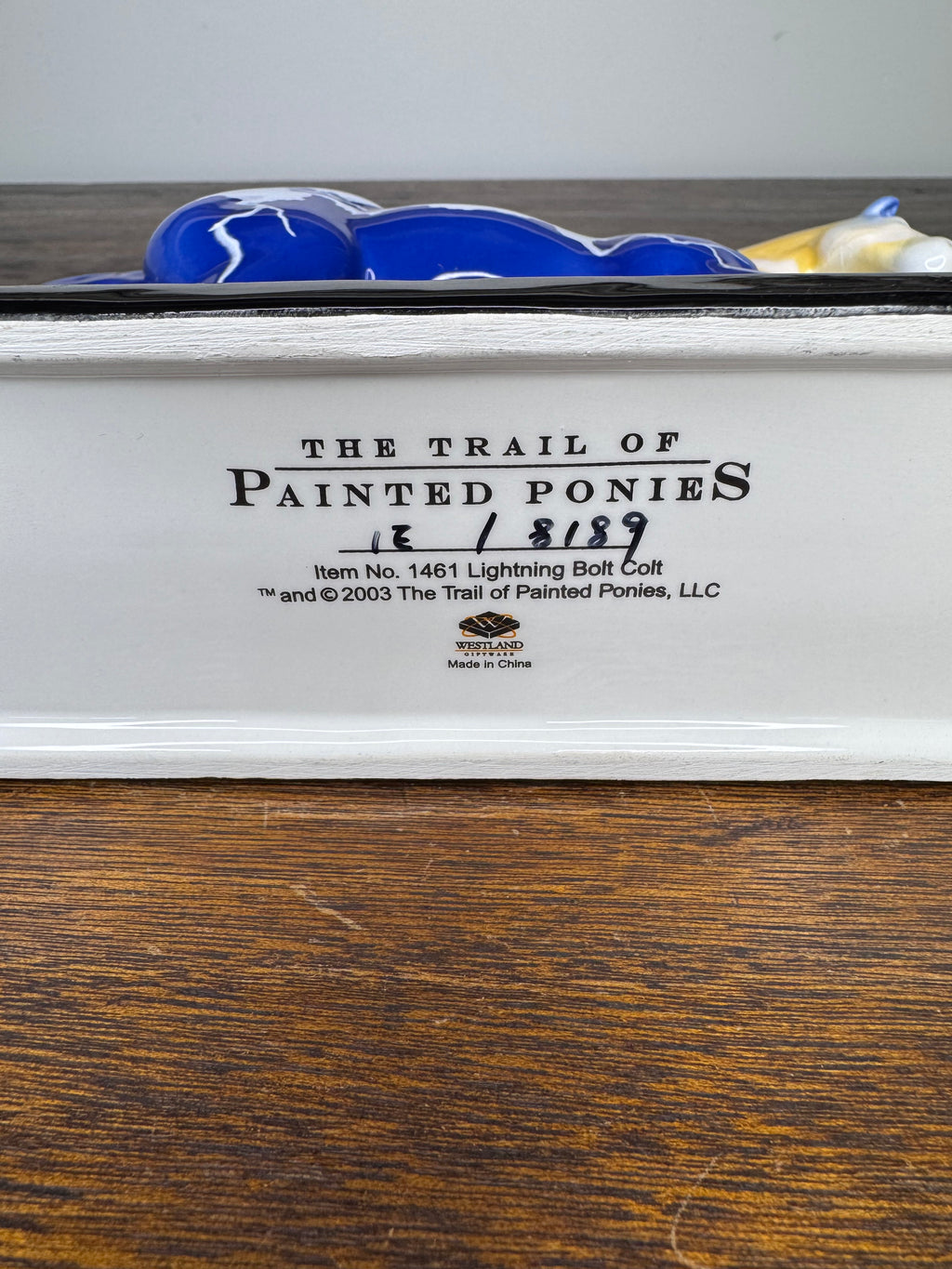 Trail of Painted Ponies 1E Lightning Bolt Colt w/ Original Black Box