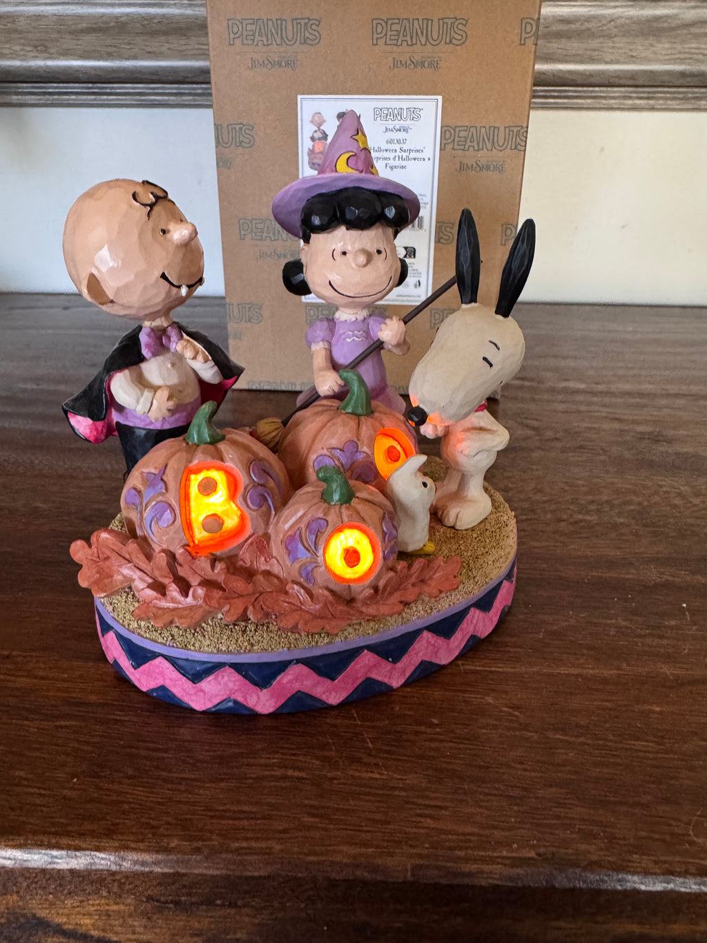 Jim Shore Peanuts "Halloween Surprises" NIB