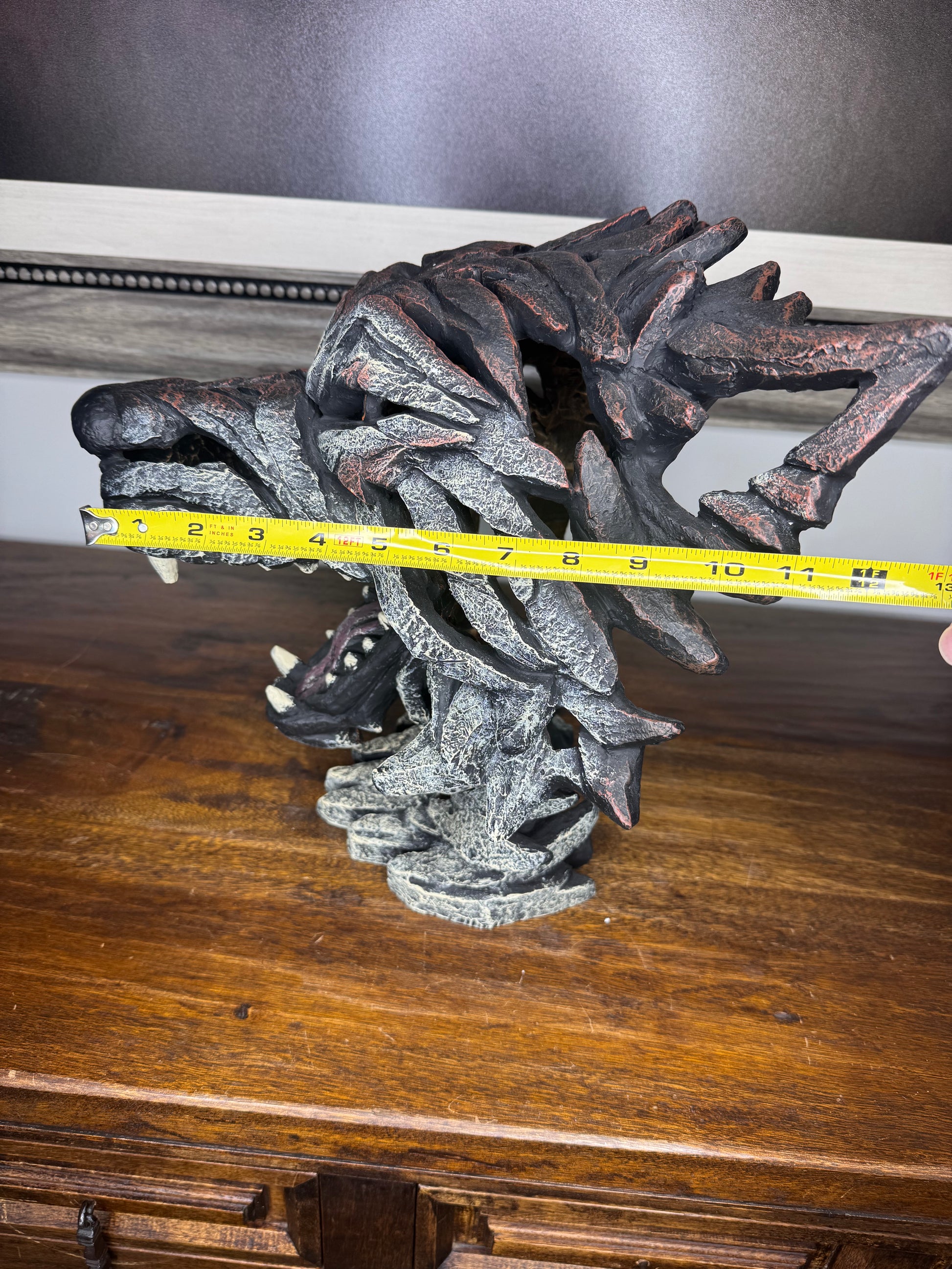 Enesco Edge Large Wolf Bust NIB