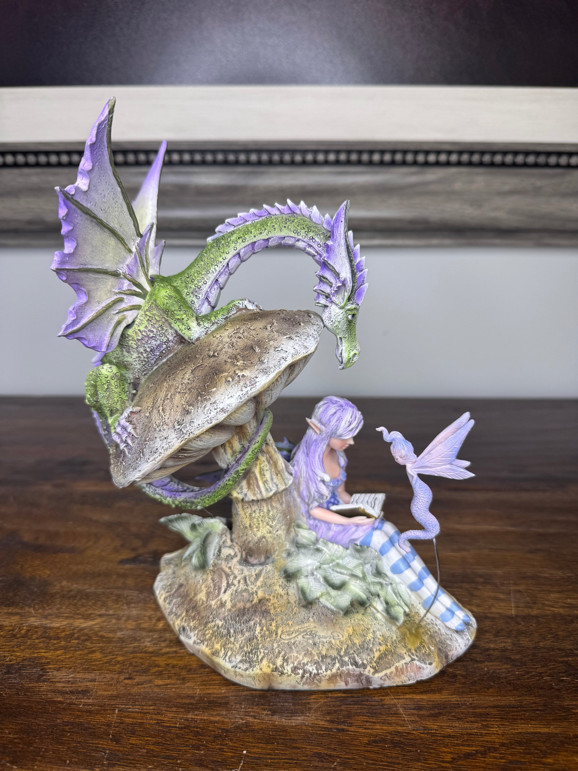 Amy Brown Storyteller Dragon and Fairy, NIB