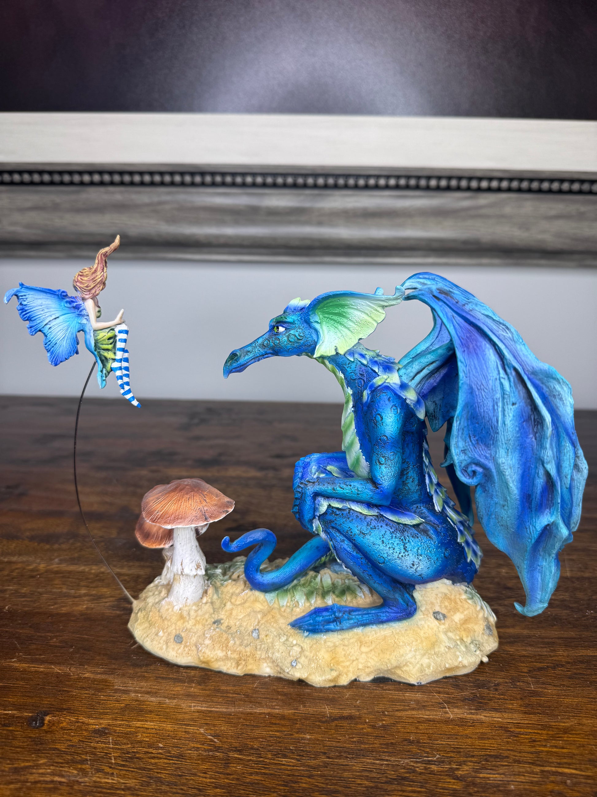 Amy Brown Close Encounters Dragon and Fairy Figurine NIB